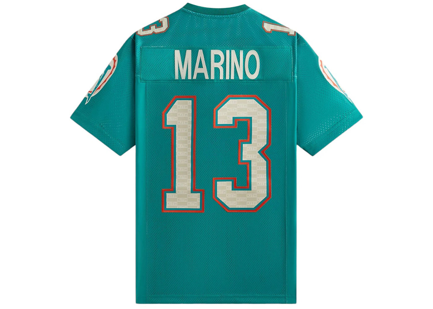 kith x mitchell & ness nfl dan marino jersey teal