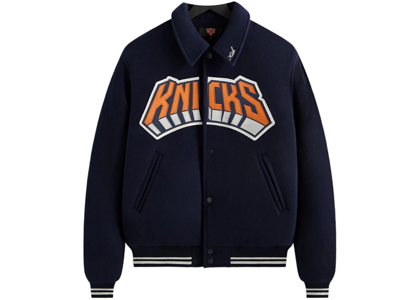 kith x new york knicks empire wool coaches jacket nocturnal