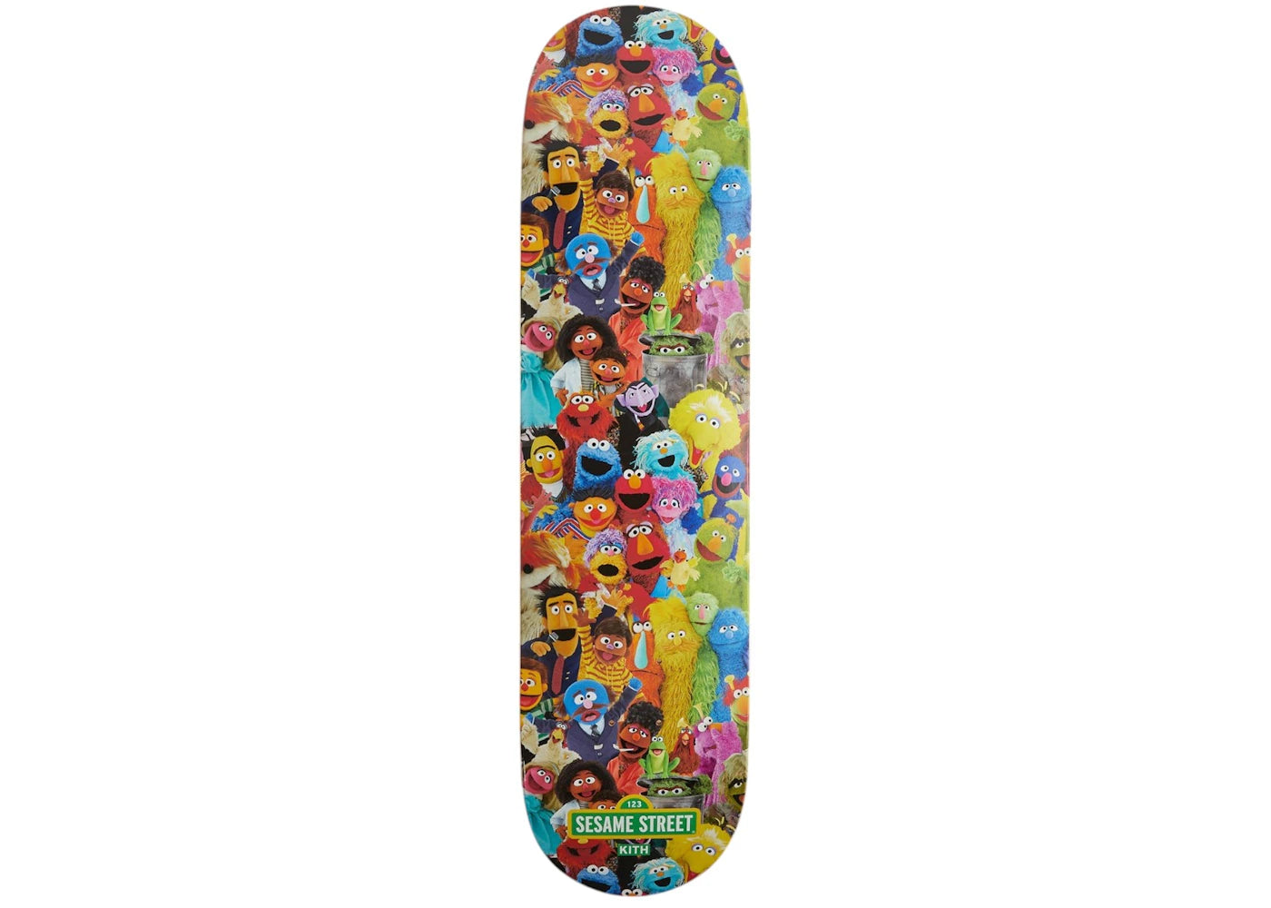 Kith X Sesame Street Skateboard Deck Multi