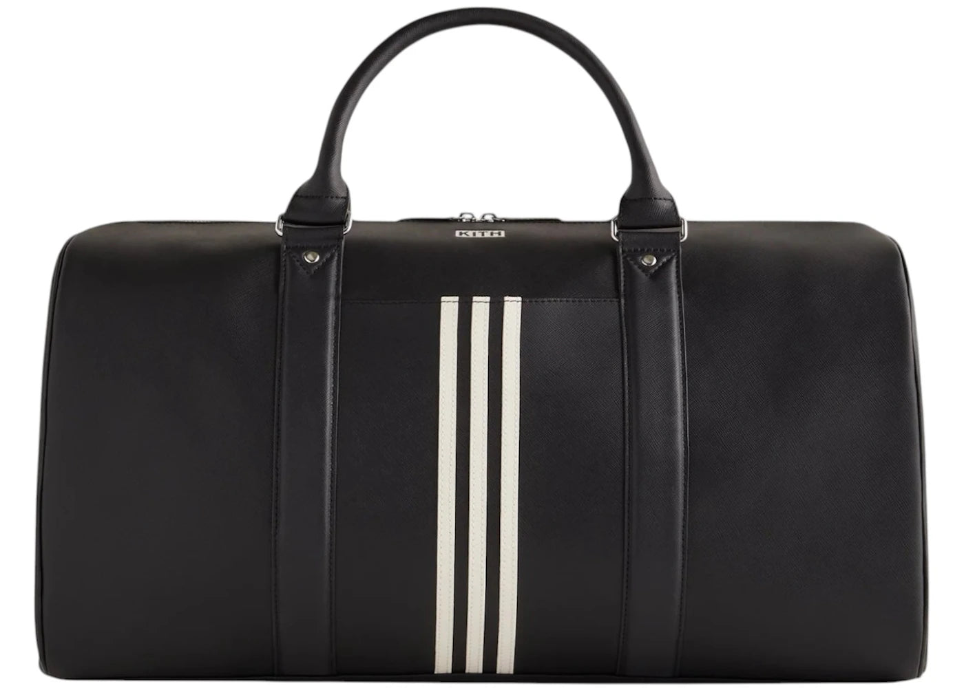 Kith X Adidas Football Leather Duffle Bag Black