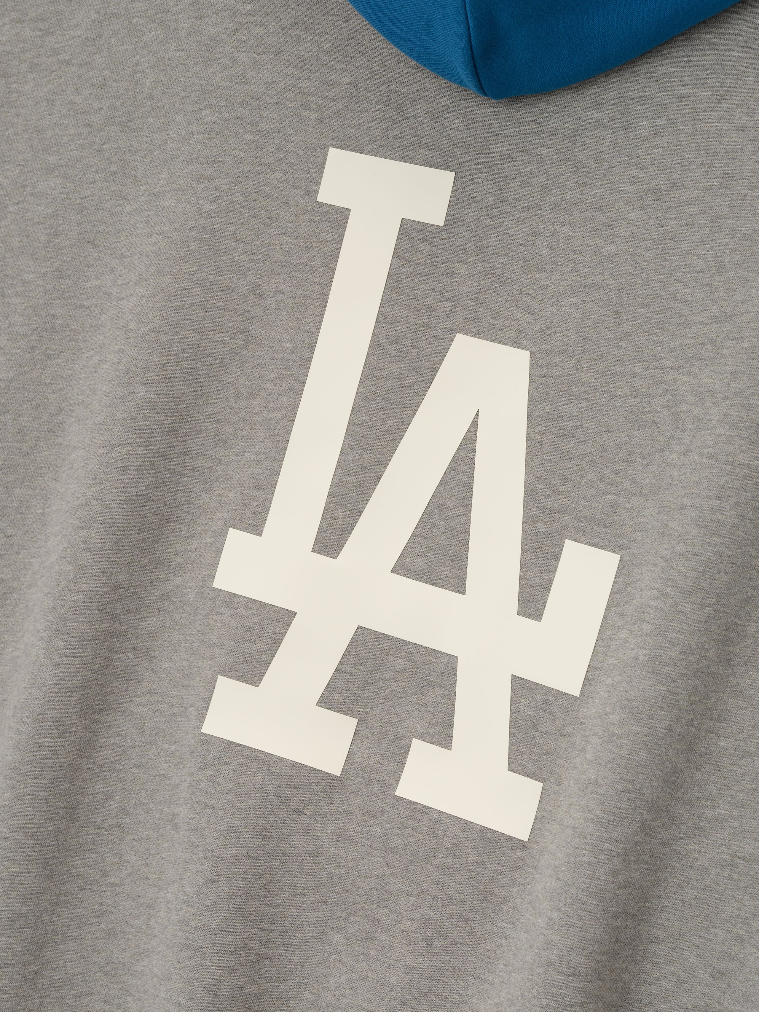 Essentials Dodgers Sport Hoodie Concrete Heather/Blue Sapphire