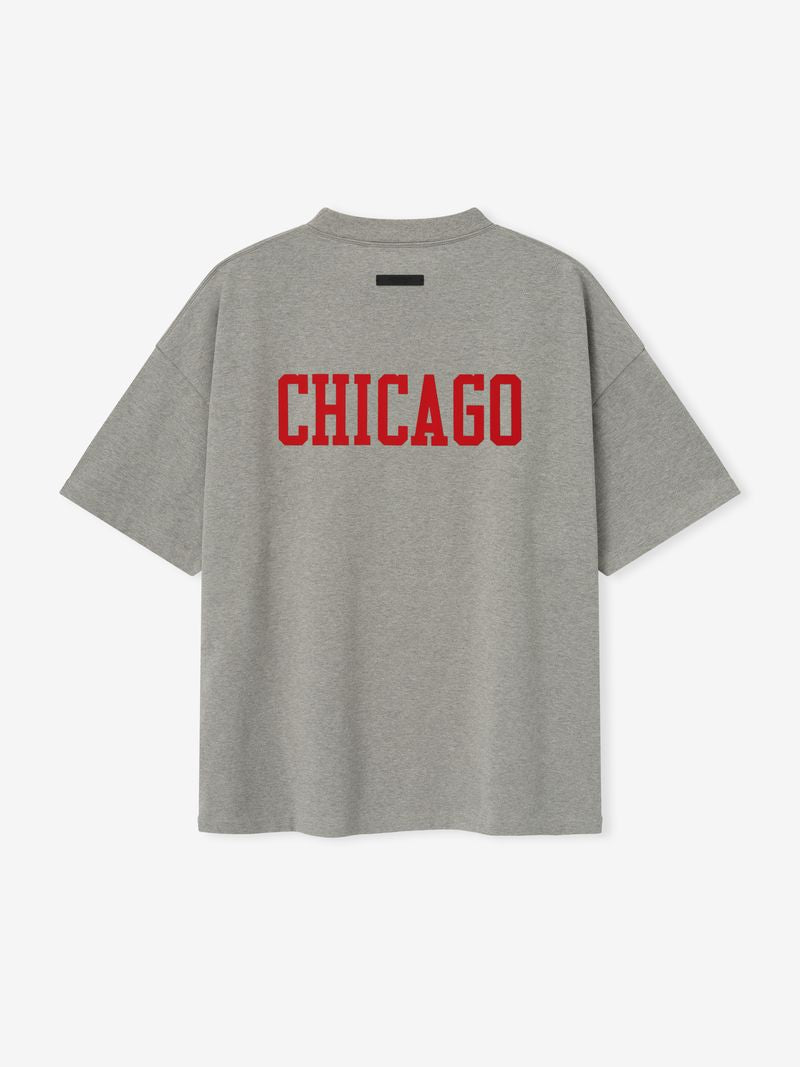 Essentials Bulls 90S Tee Concrete Heather