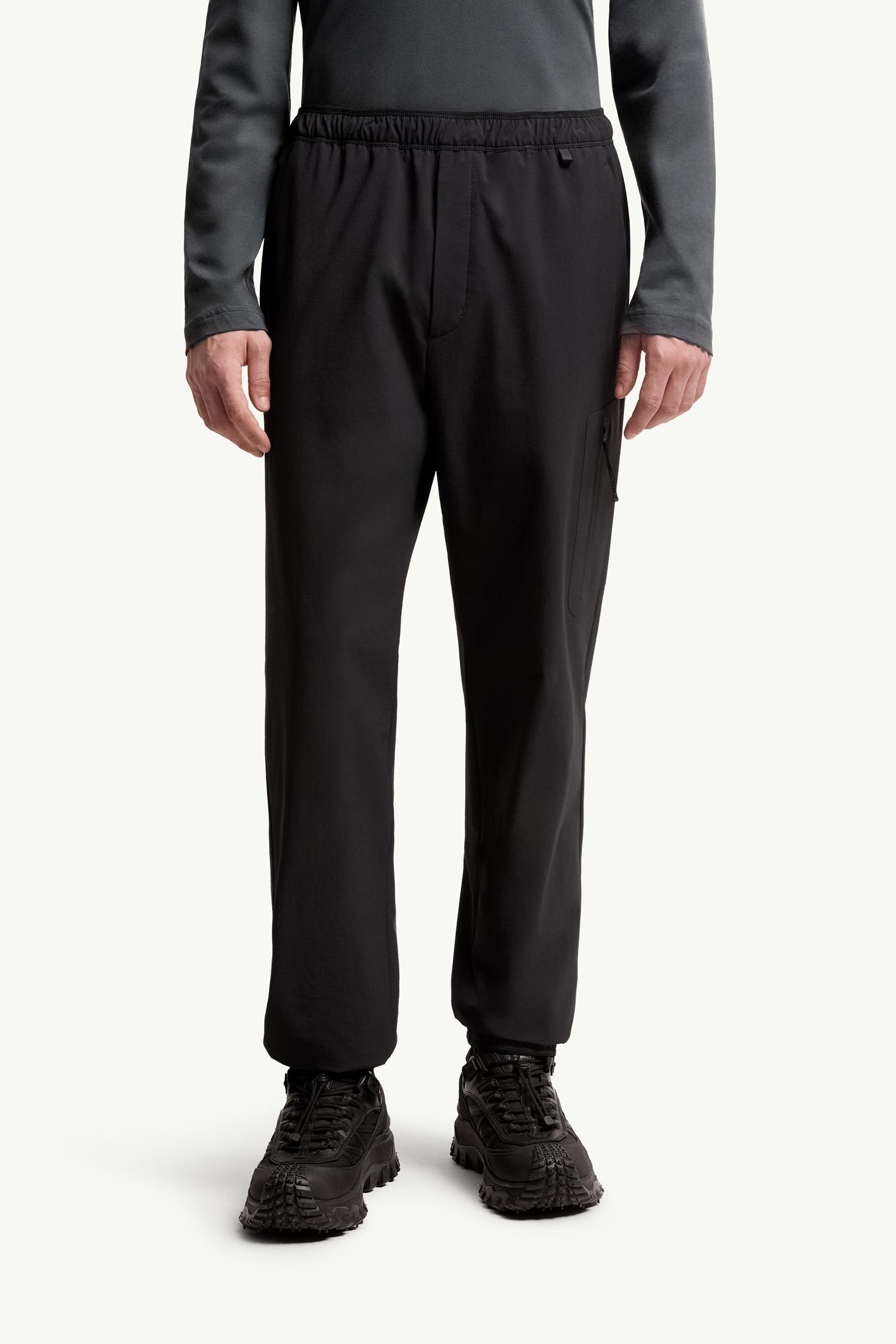 Moncler Logo Sweatpants Black Black