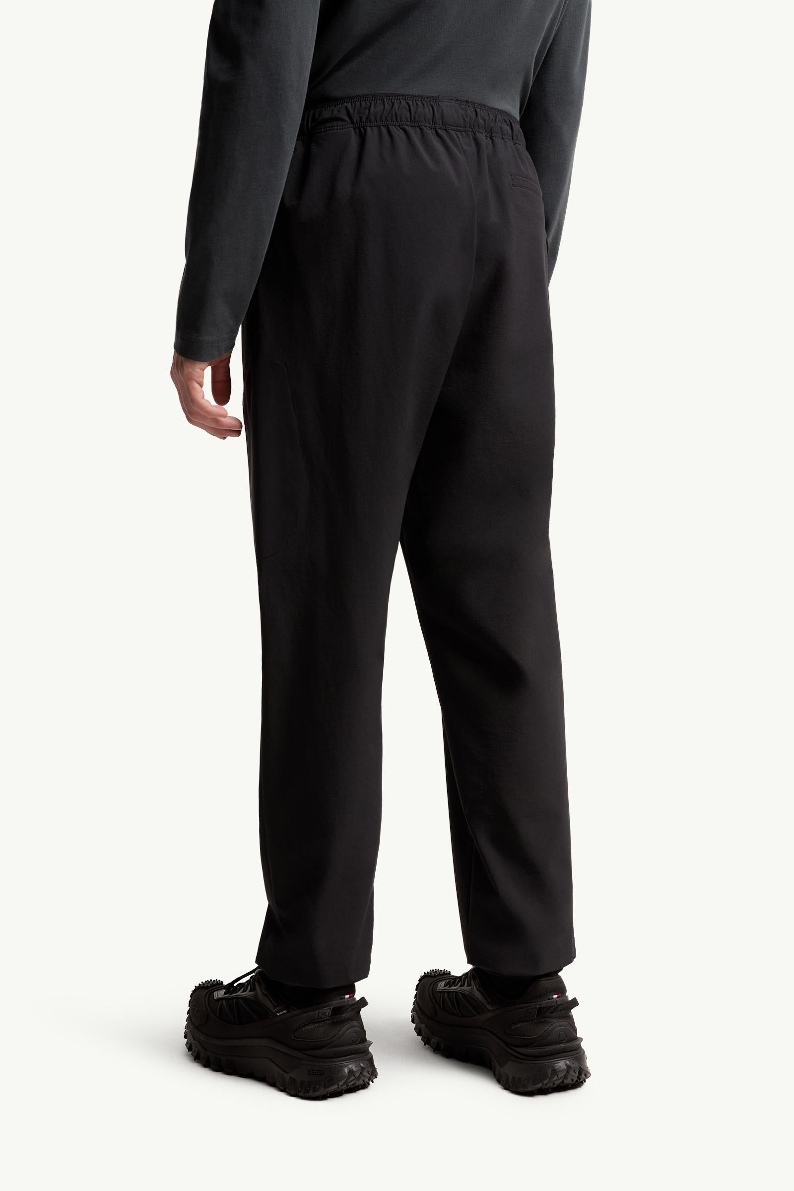 Moncler Logo Sweatpants Black Black