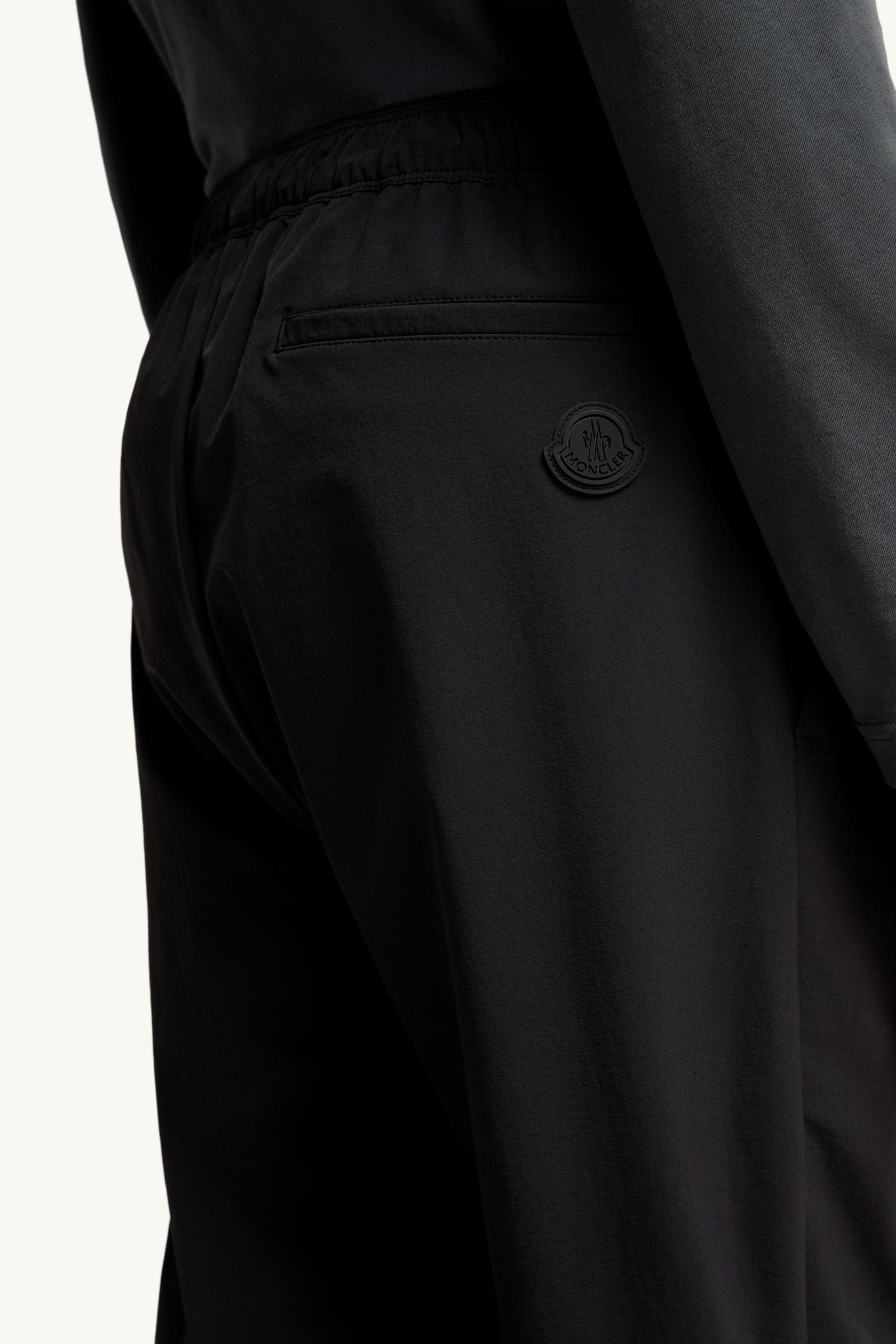 Moncler Logo Sweatpants Black Black