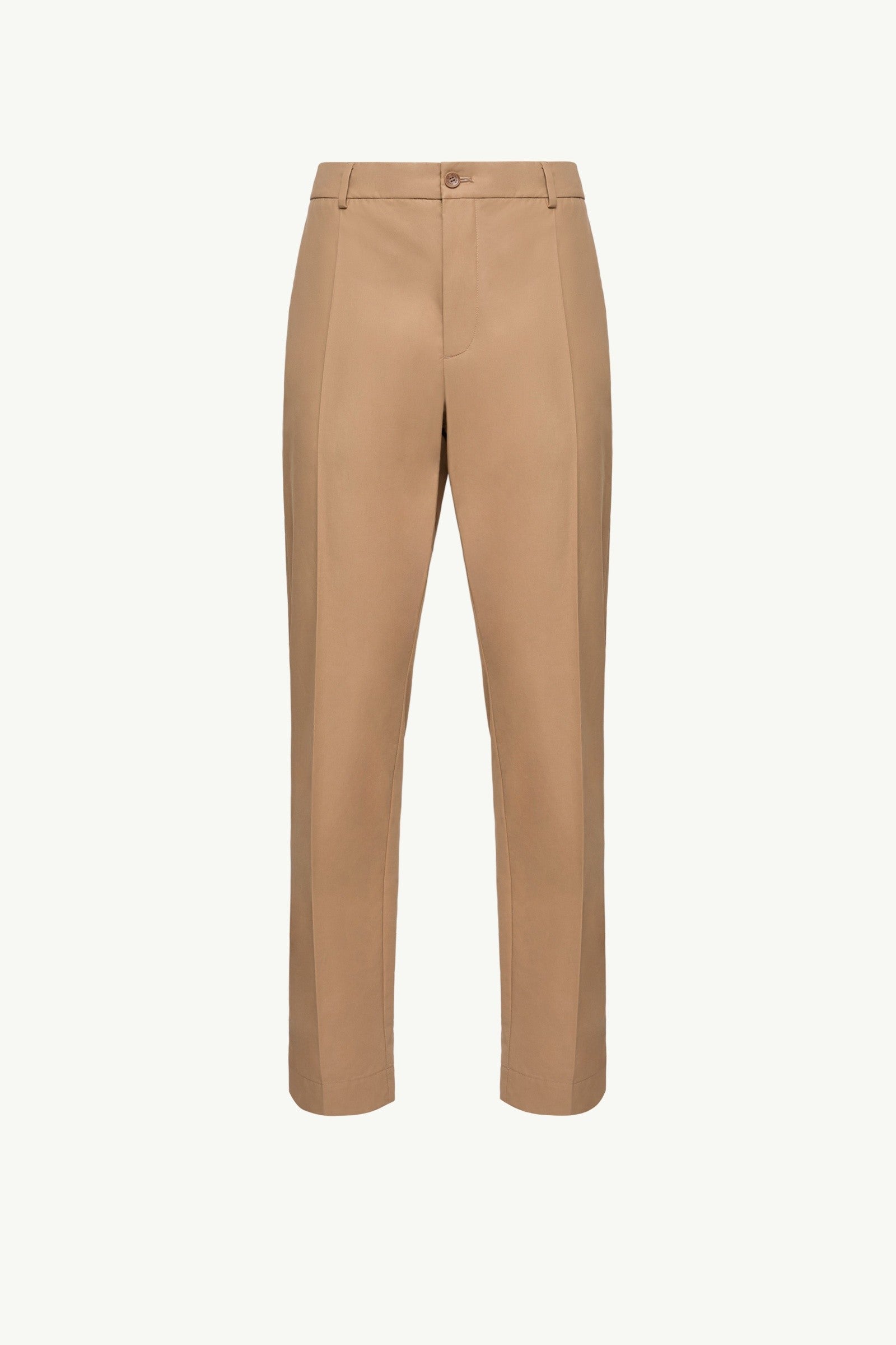 Moncler Technical Cotton Blend Pants Beige Beige