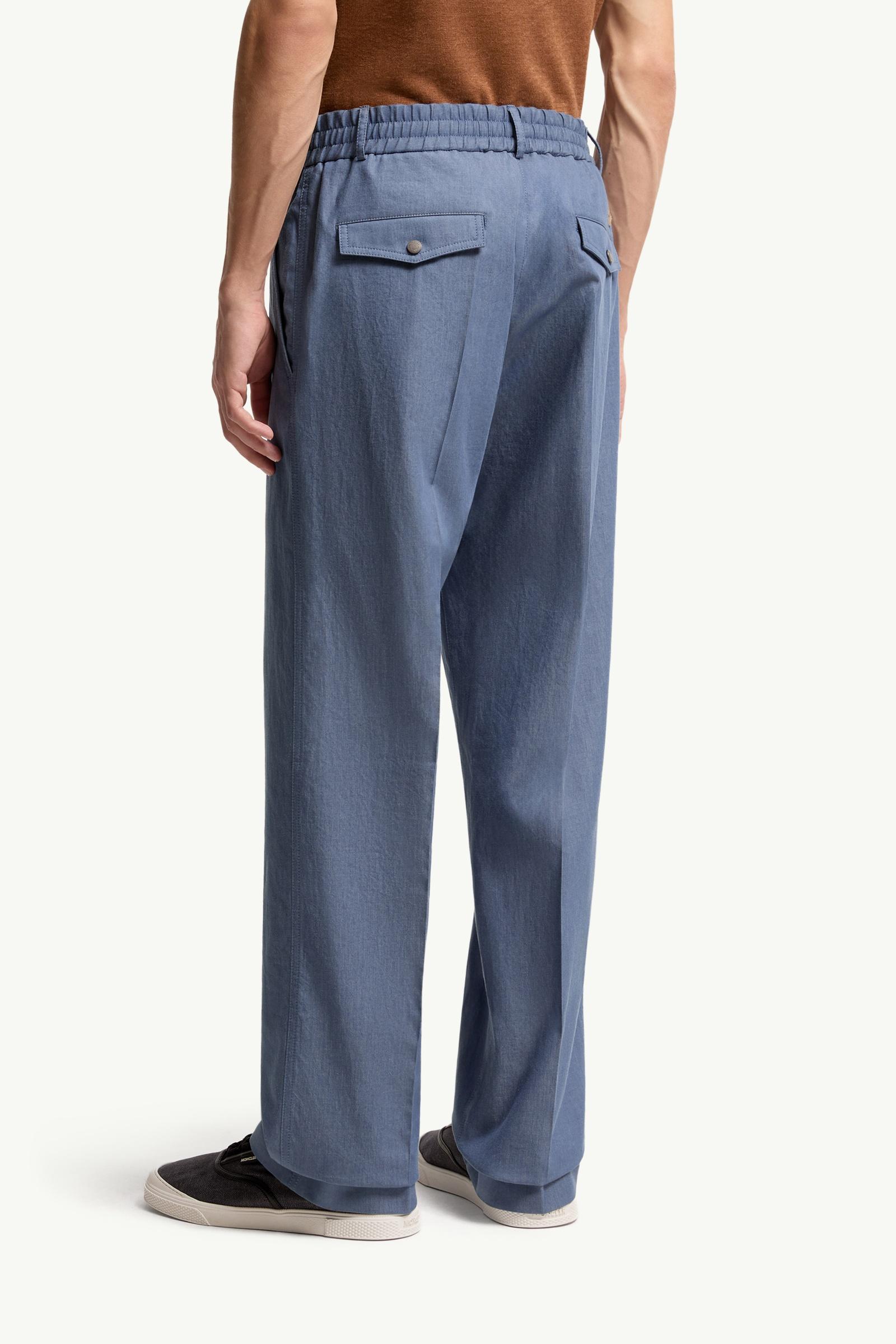 Moncler Straight Leg Jeans Sky Blue Sky Blue