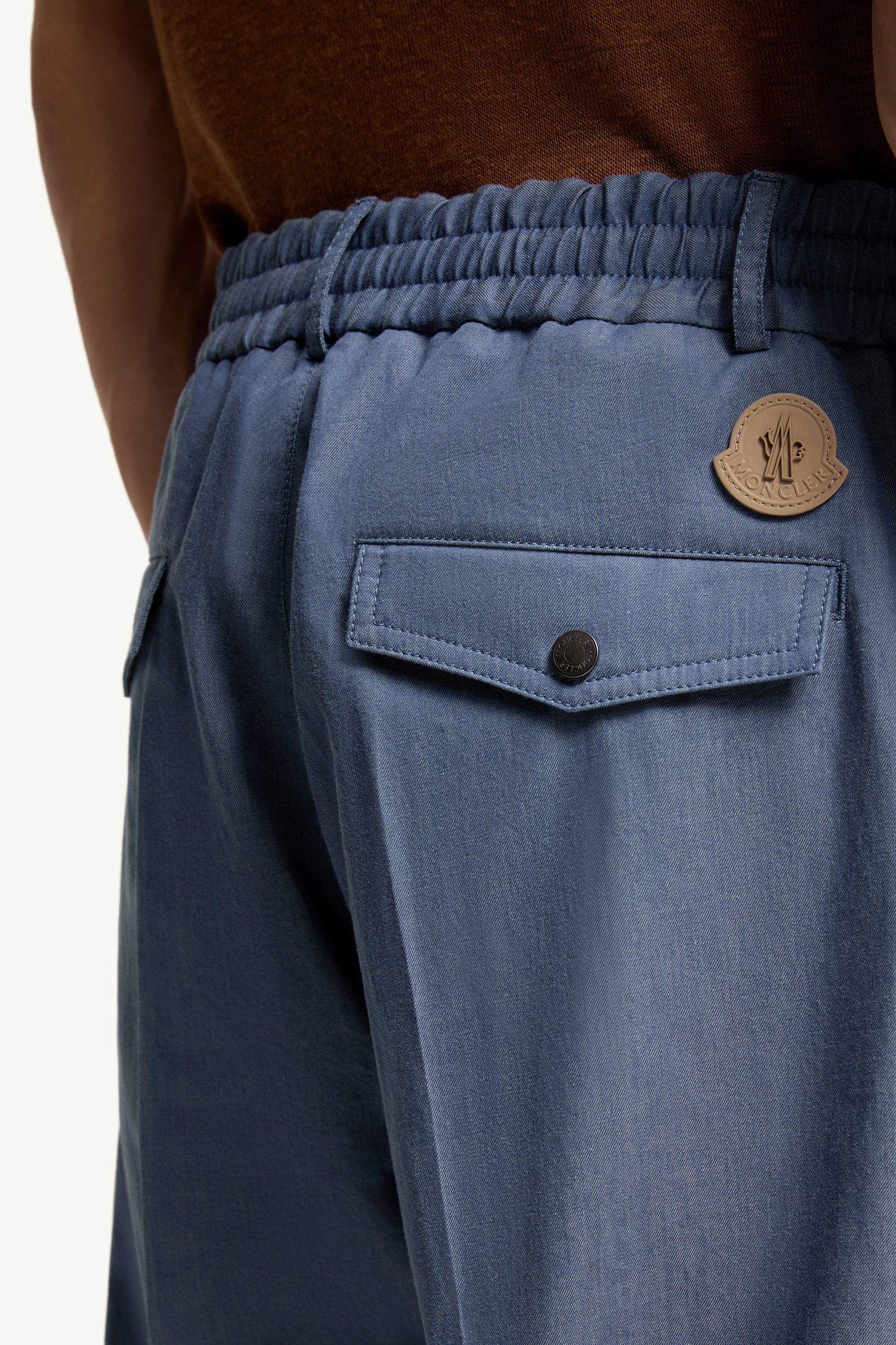 Moncler Straight Leg Jeans Sky Blue Sky Blue