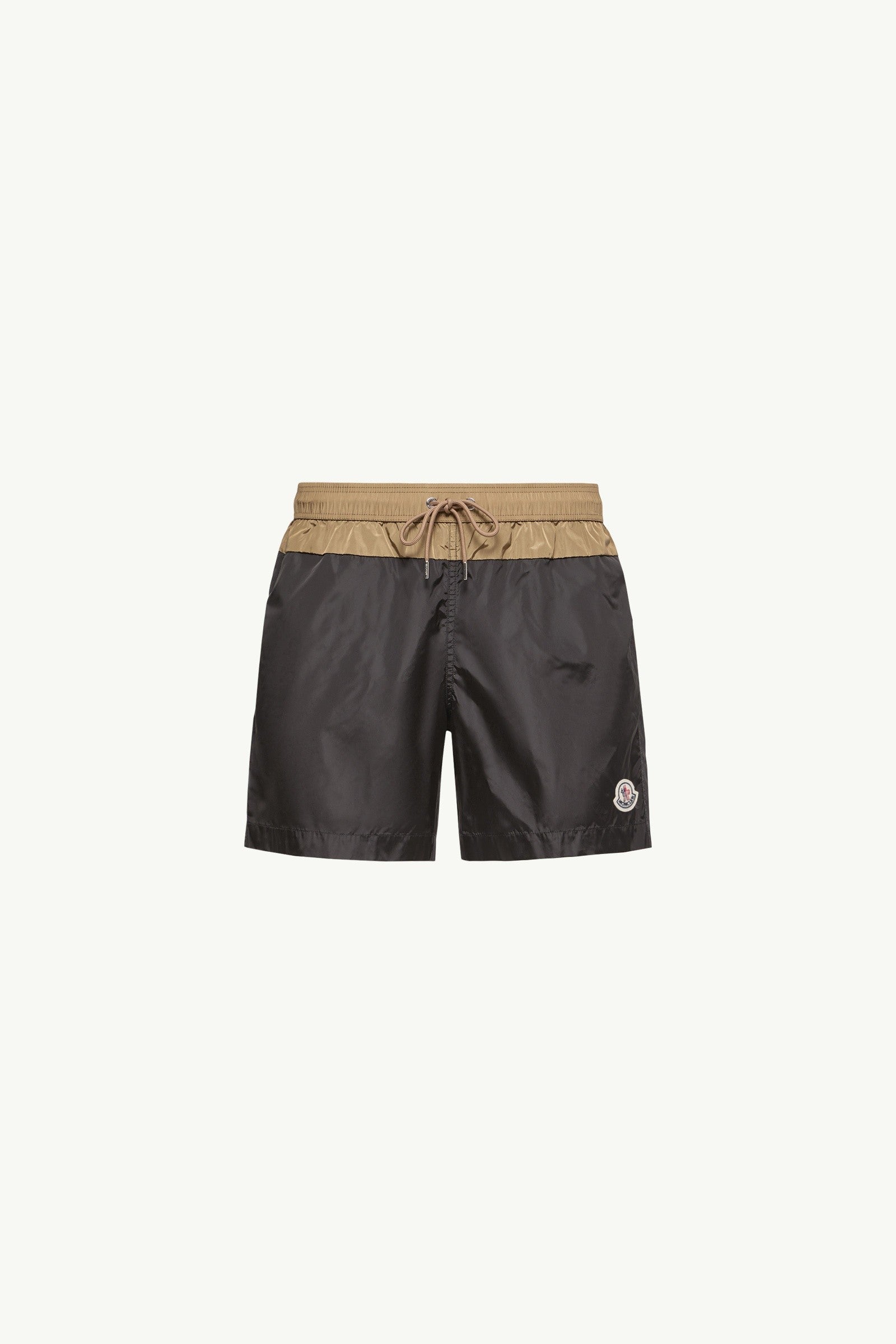 Moncler Contrast Swim Shorts Black Black