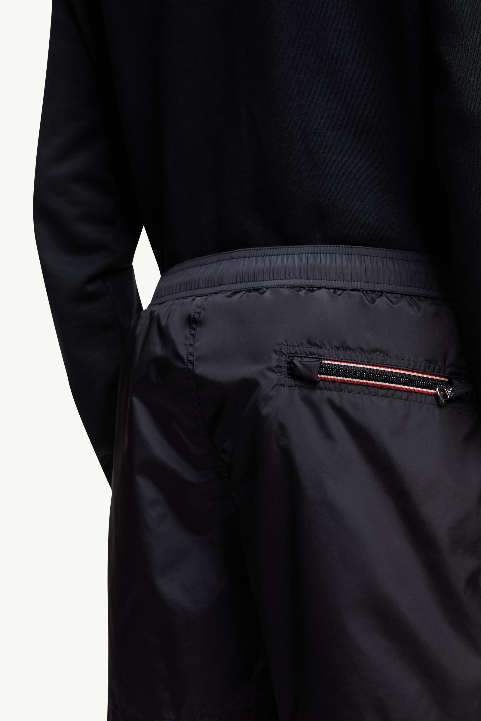 Moncler Logo Patch Swim Shorts Night Blue Night Blue