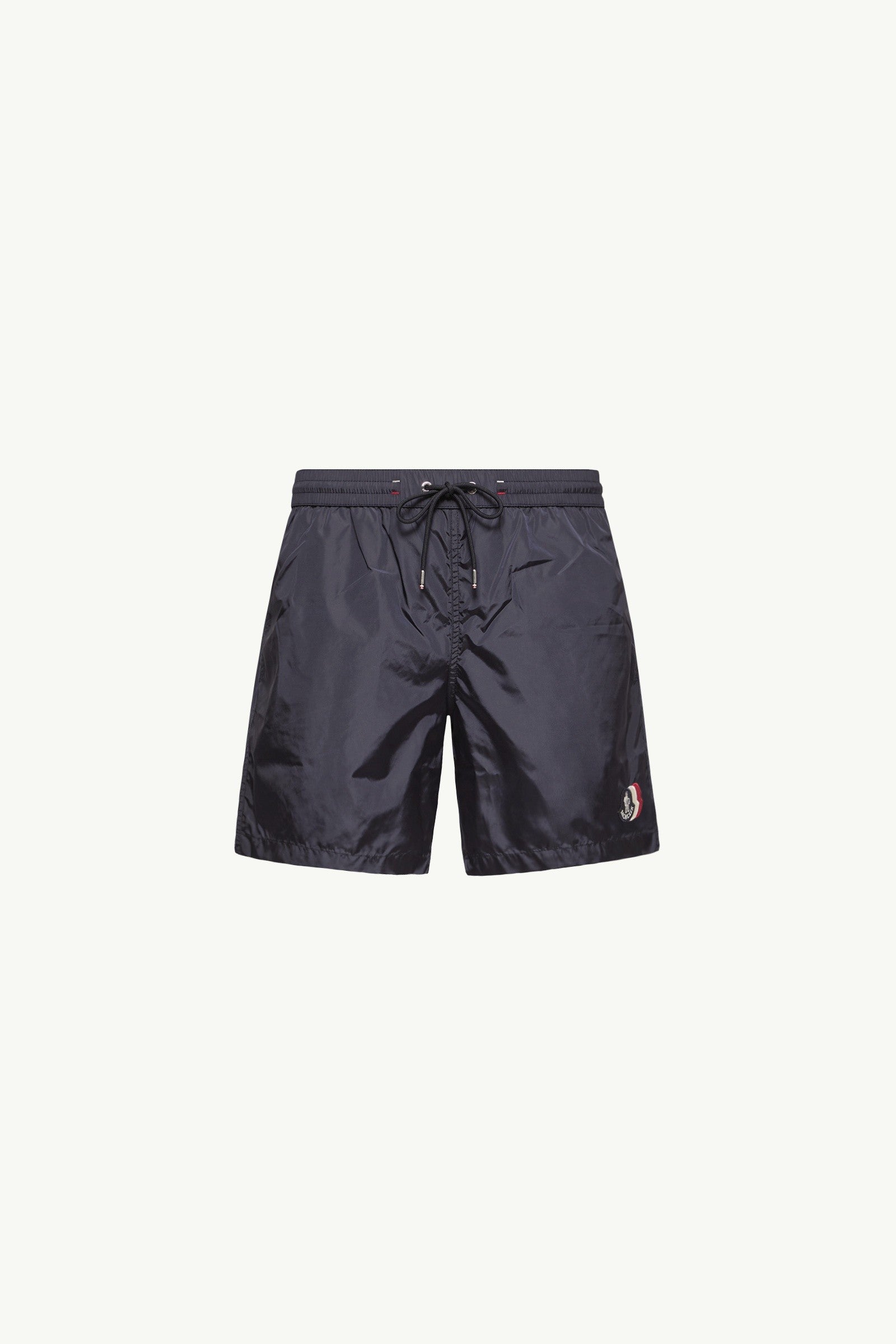 Moncler Logo Patch Swim Shorts Navy Blue Navy Blue