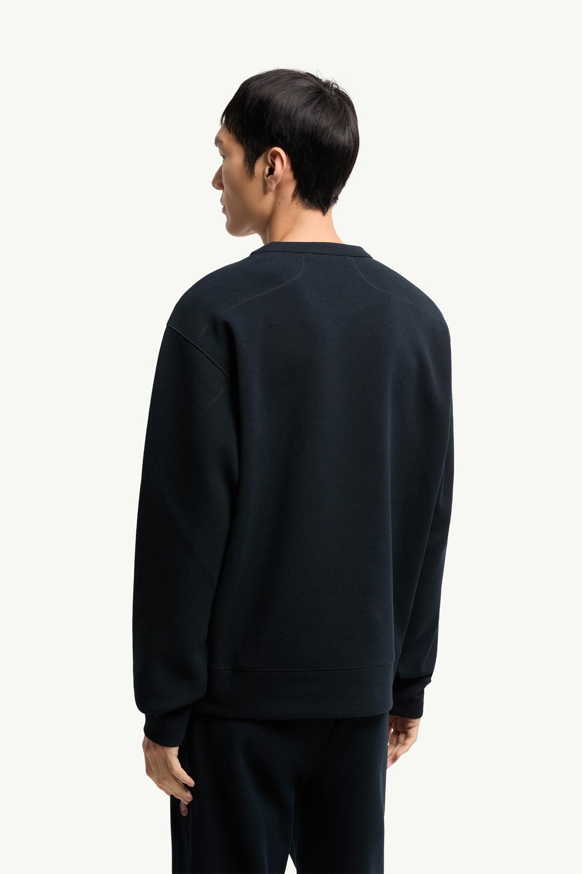 Moncler Stitch-Detailed Sweatshirt Navy Blue Navy Blue