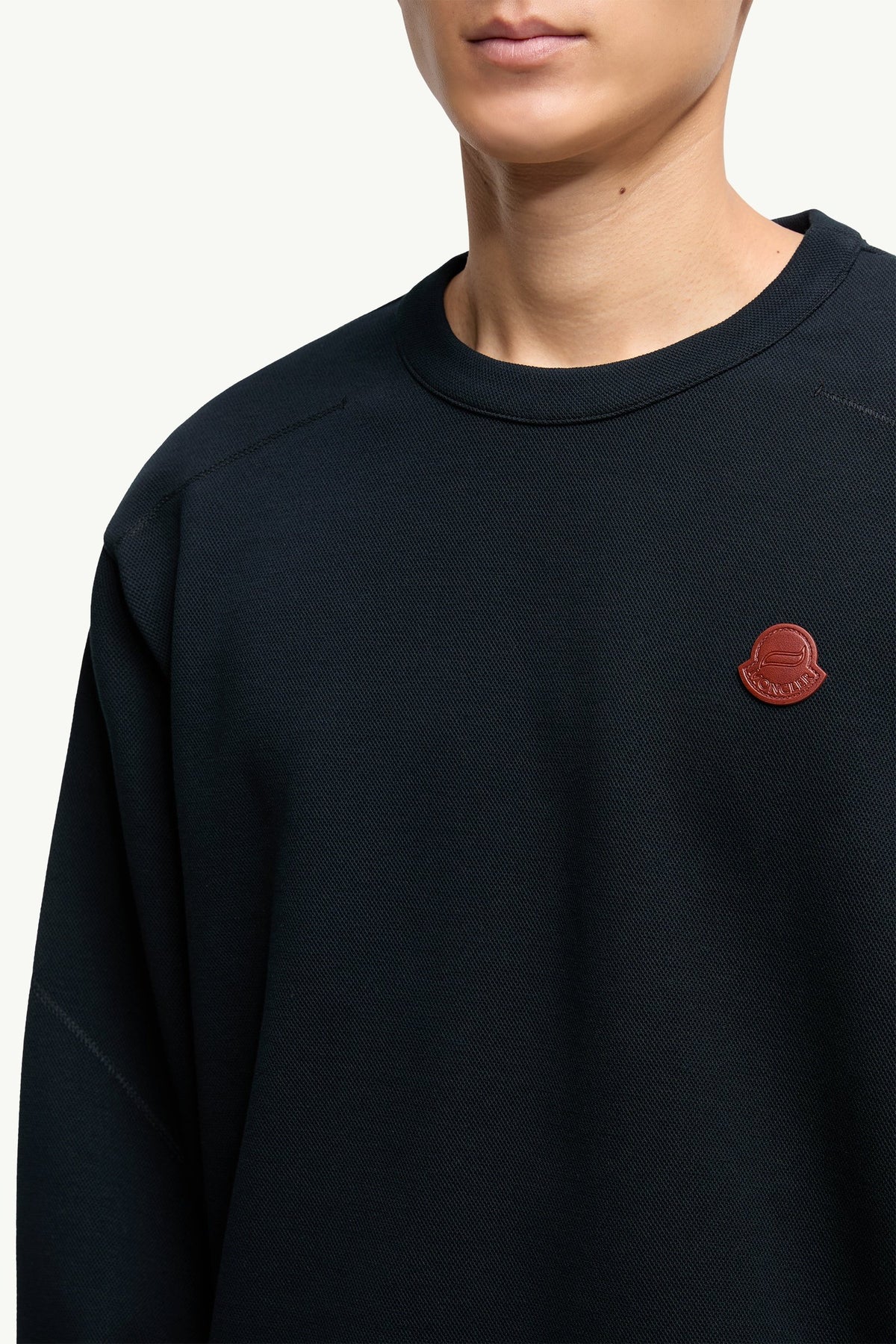 Moncler Stitch-Detailed Sweatshirt Navy Blue Navy Blue