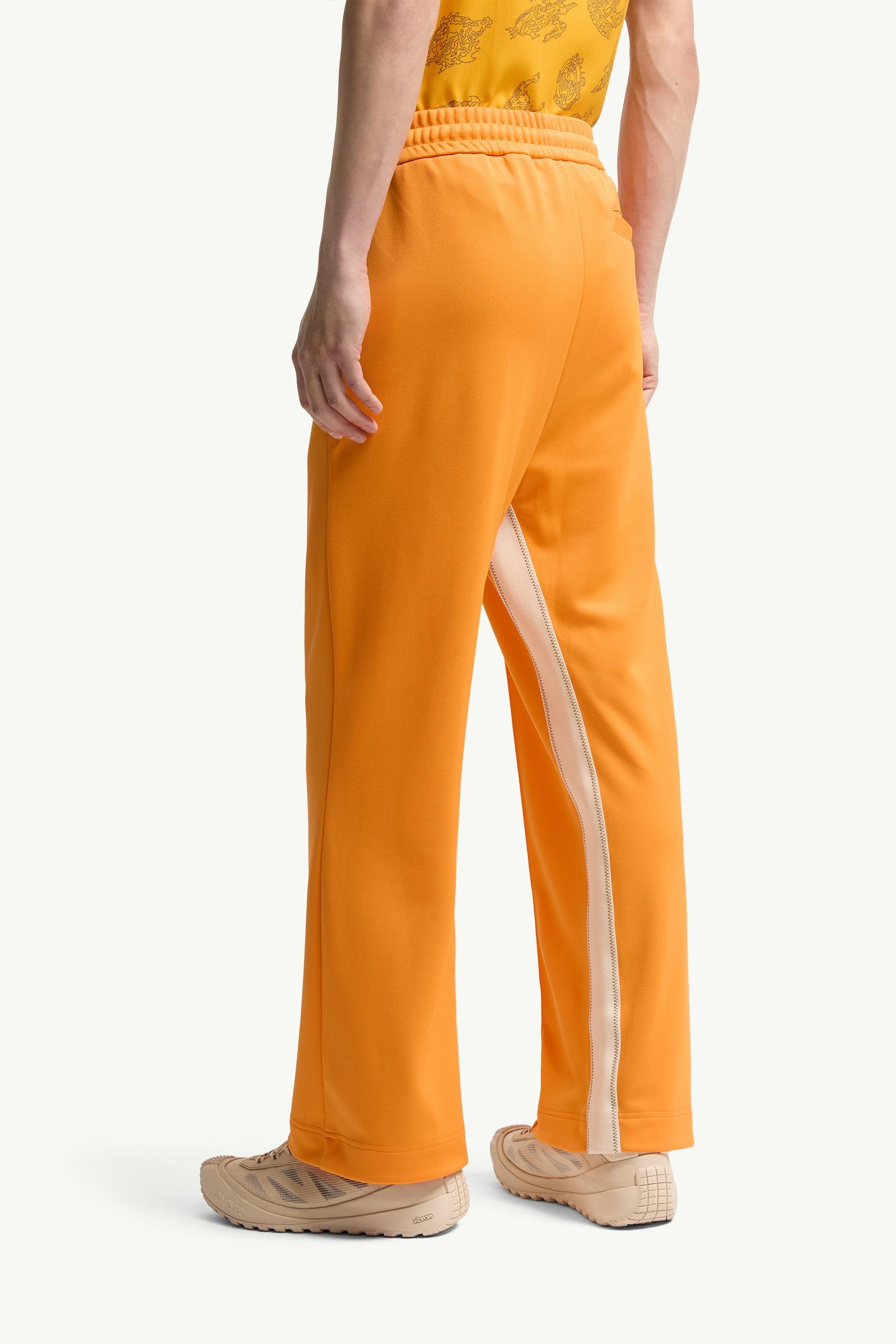 Moncler Topstitched Sweatpants Yellow Yellow