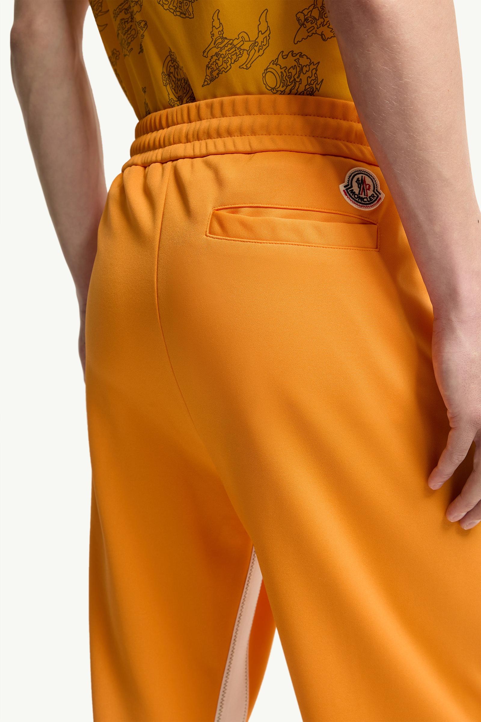 Moncler Topstitched Sweatpants Yellow Yellow