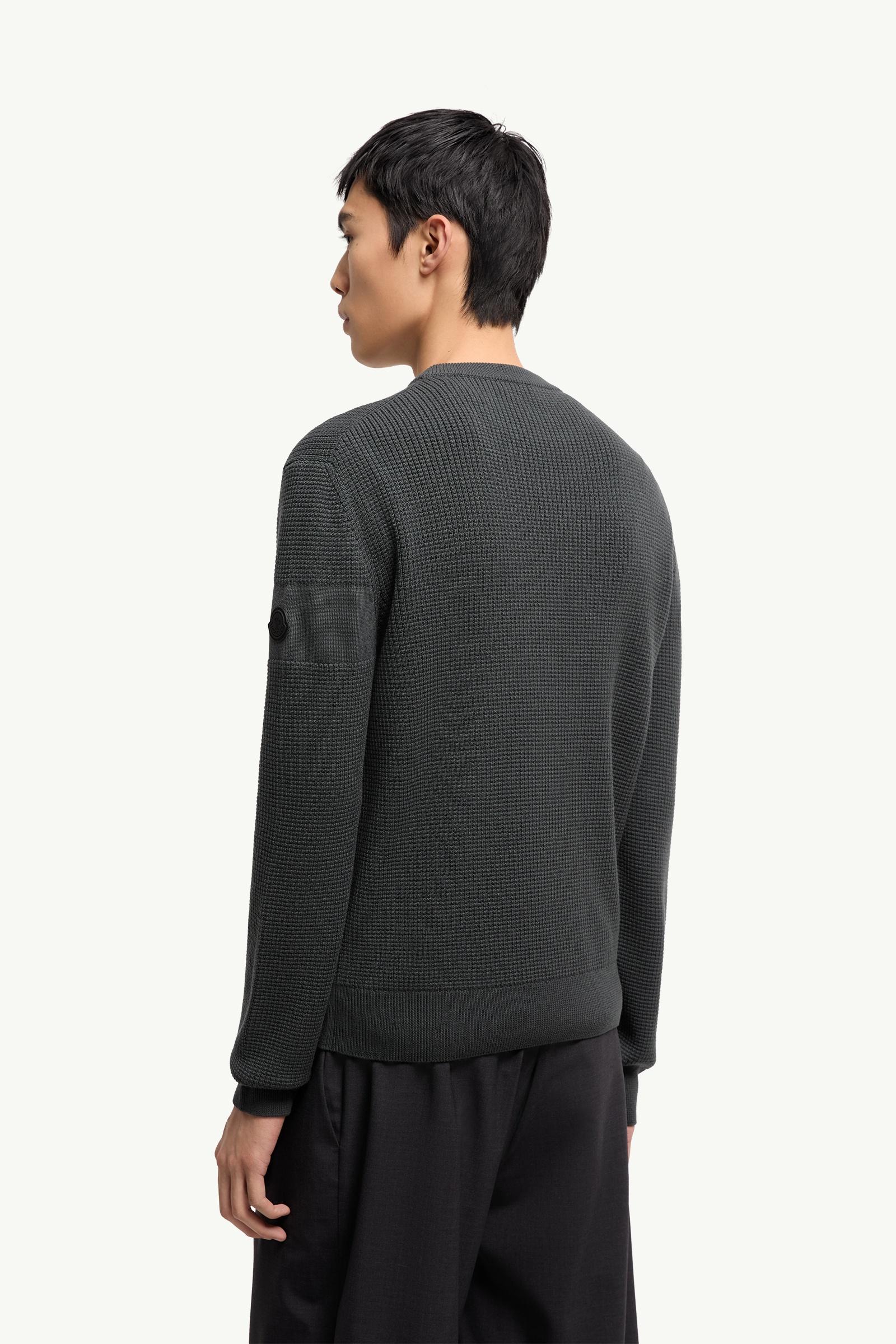 Moncler Logo Wool Sweater Dark Grey Dark Grey