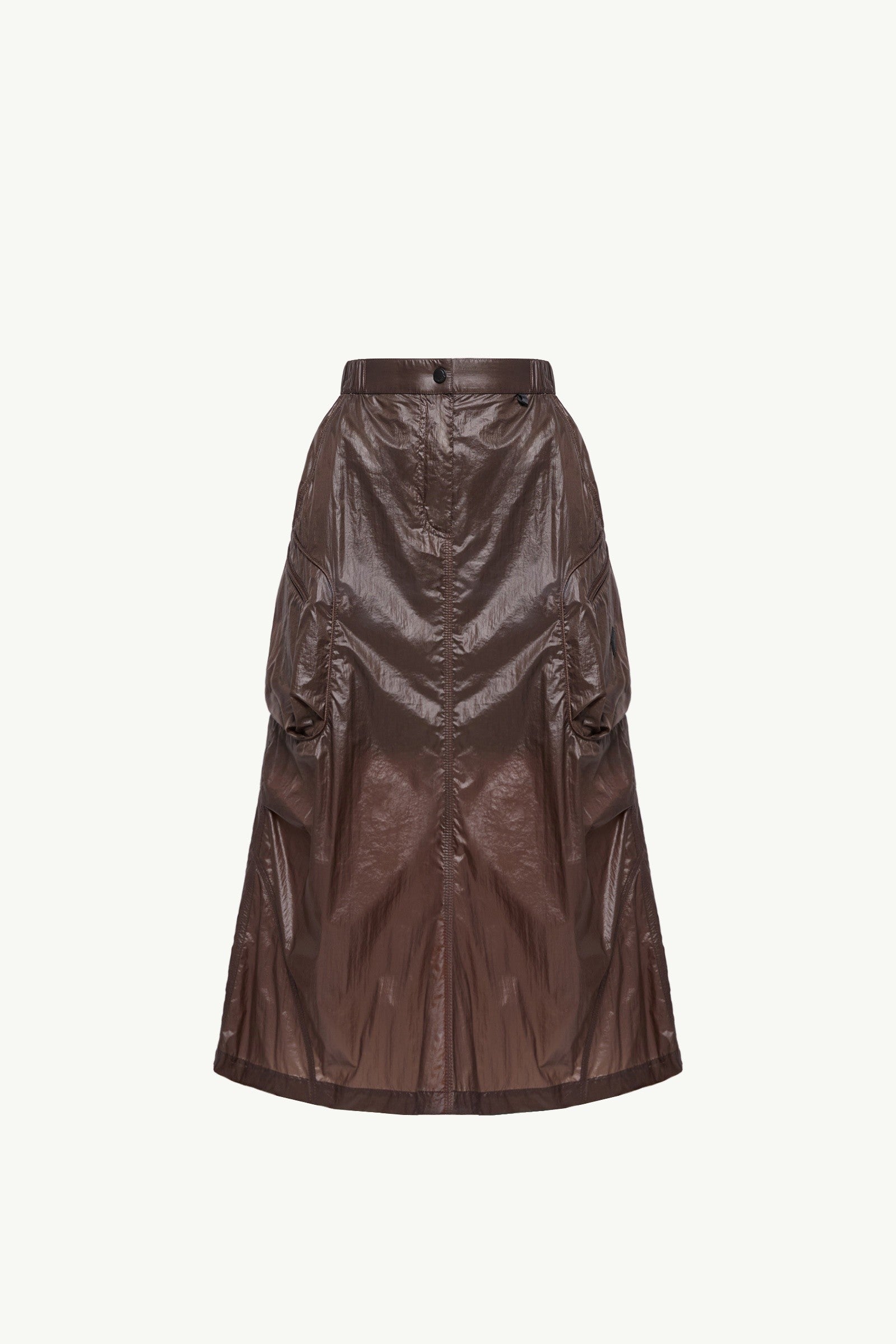 Moncler Cargo Midi Skirt Brown Brown