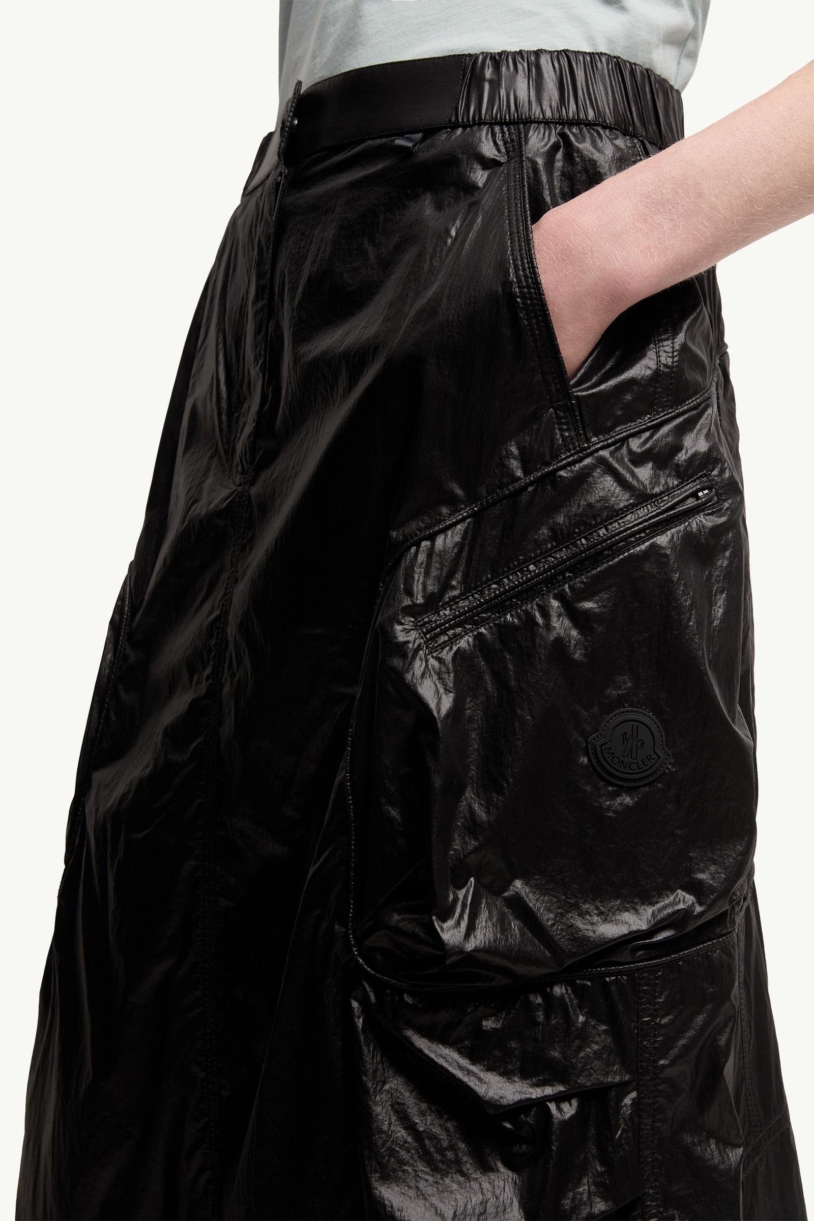 Moncler Cargo Midi Skirt Black Black
