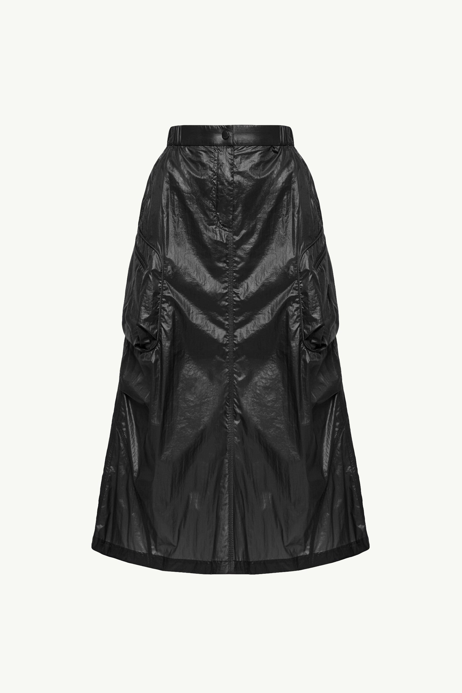 Moncler Cargo Midi Skirt Black Black