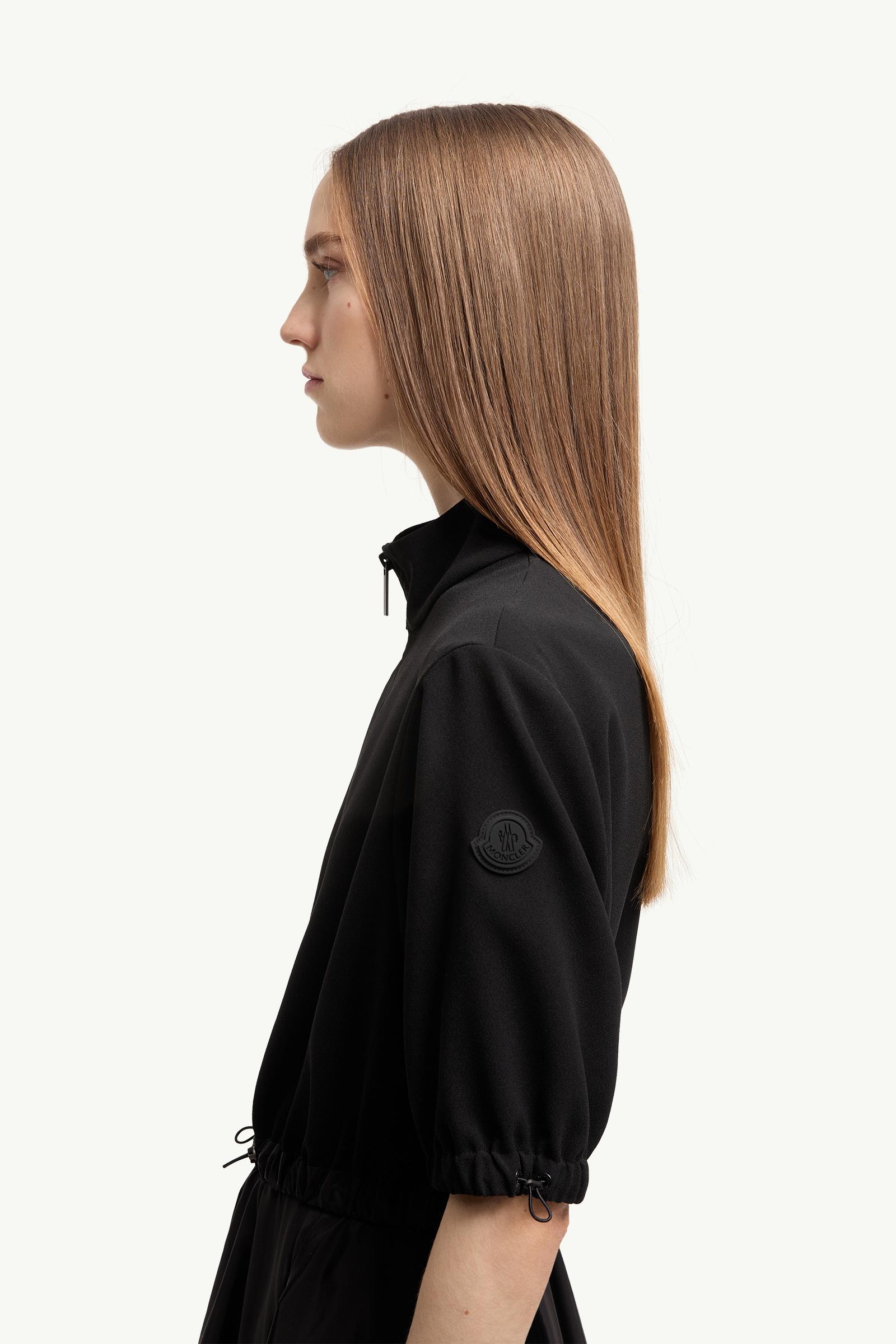 Moncler Midi Dress Black Black