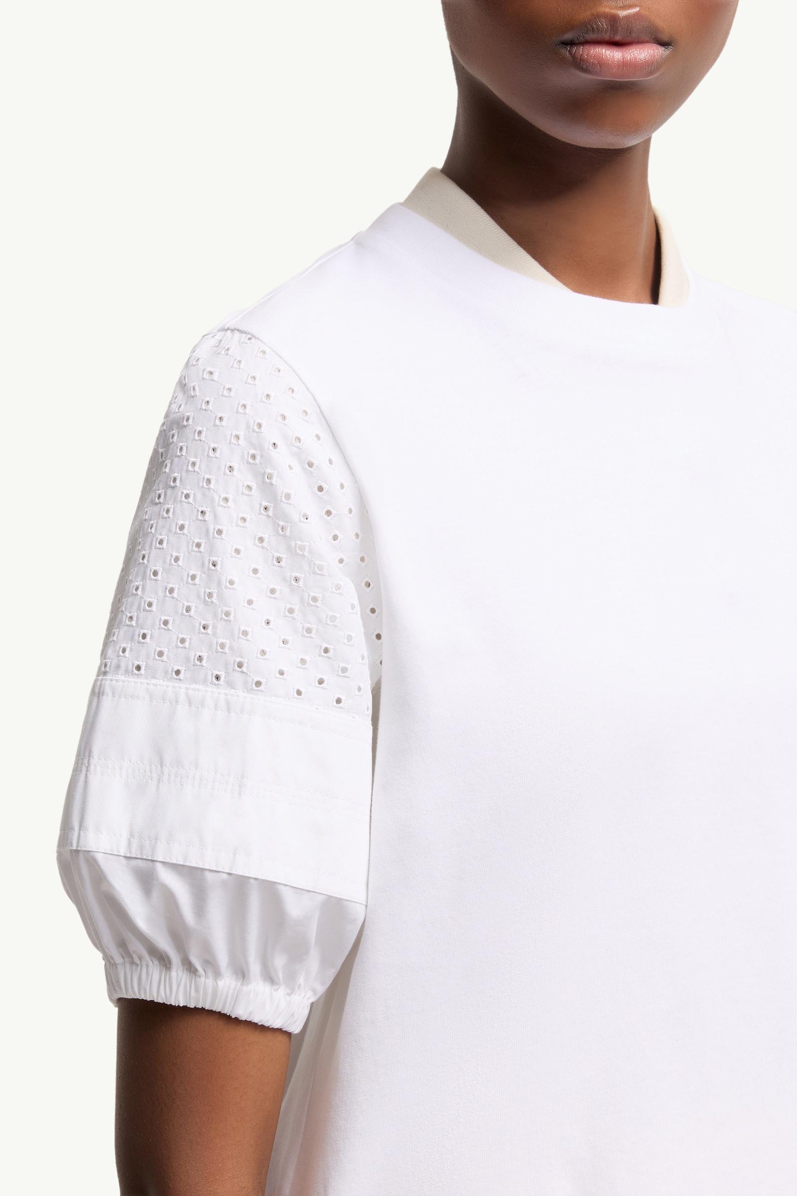 Moncler Cotton Jersey San Gallo T-Shirt White White