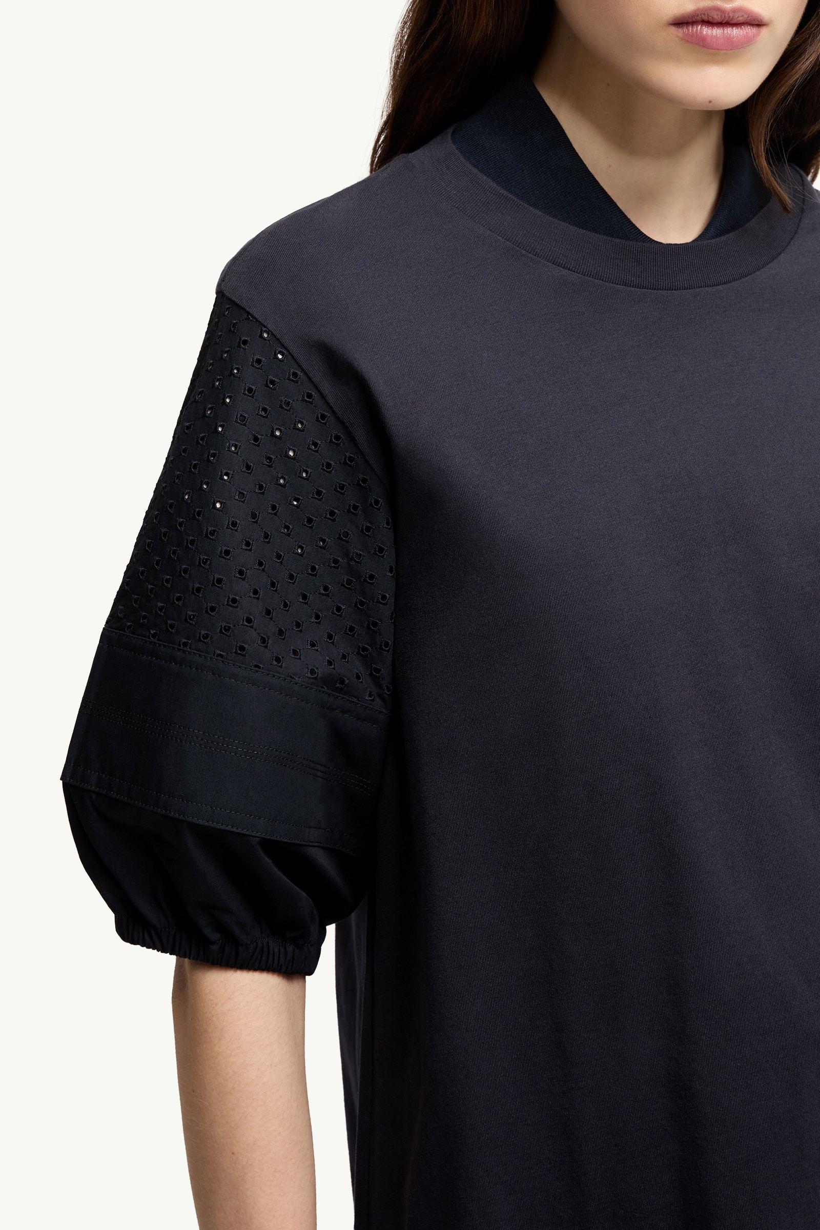 Moncler Cotton Jersey San Gallo T-Shirt Navy Blue Navy Blue