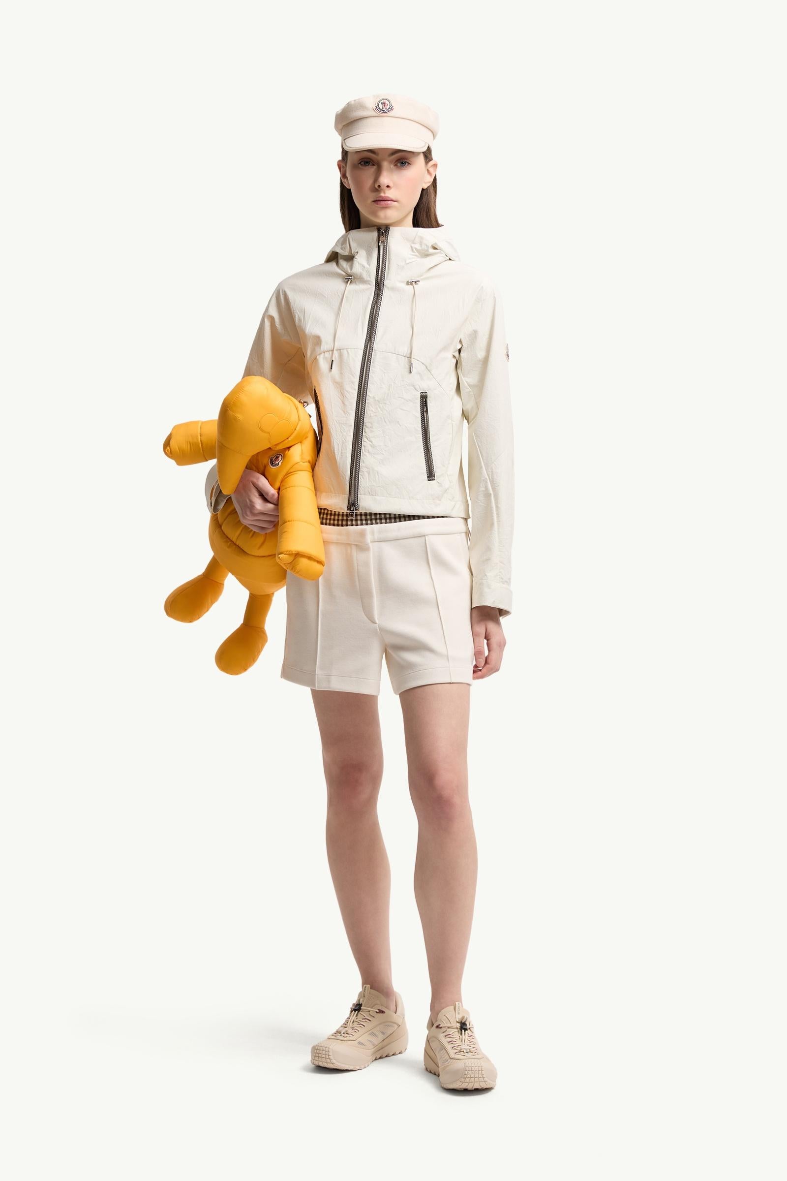 Moncler Layered-Effect Vichy Cotton Blend Shorts White White