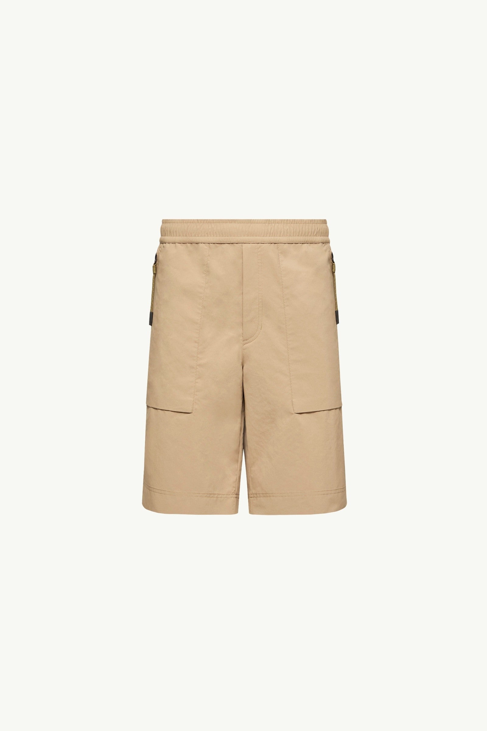 Moncler Technical Froissé Shorts Beige Beige