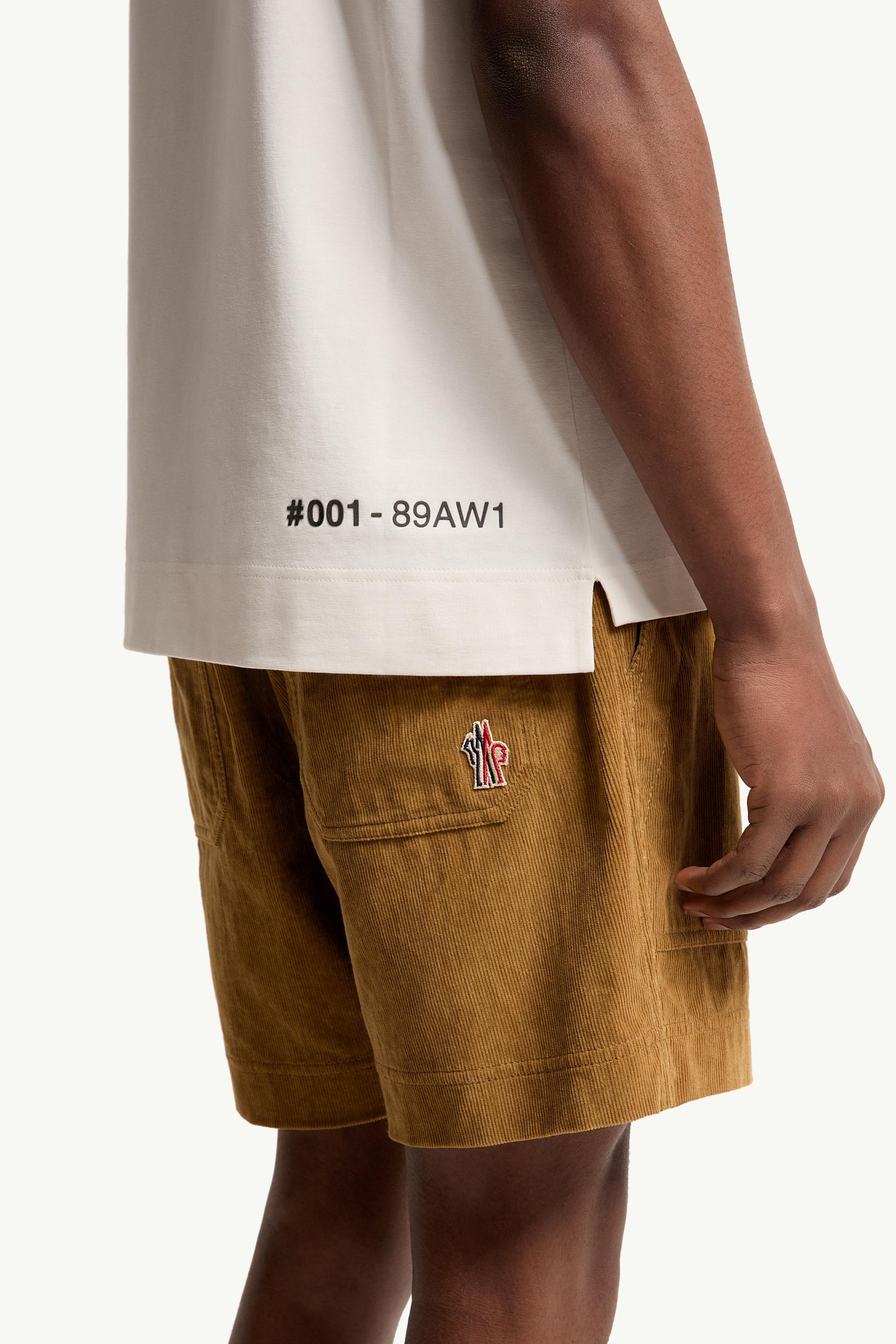 Moncler Logo Cotton Blend T-Shirt White White
