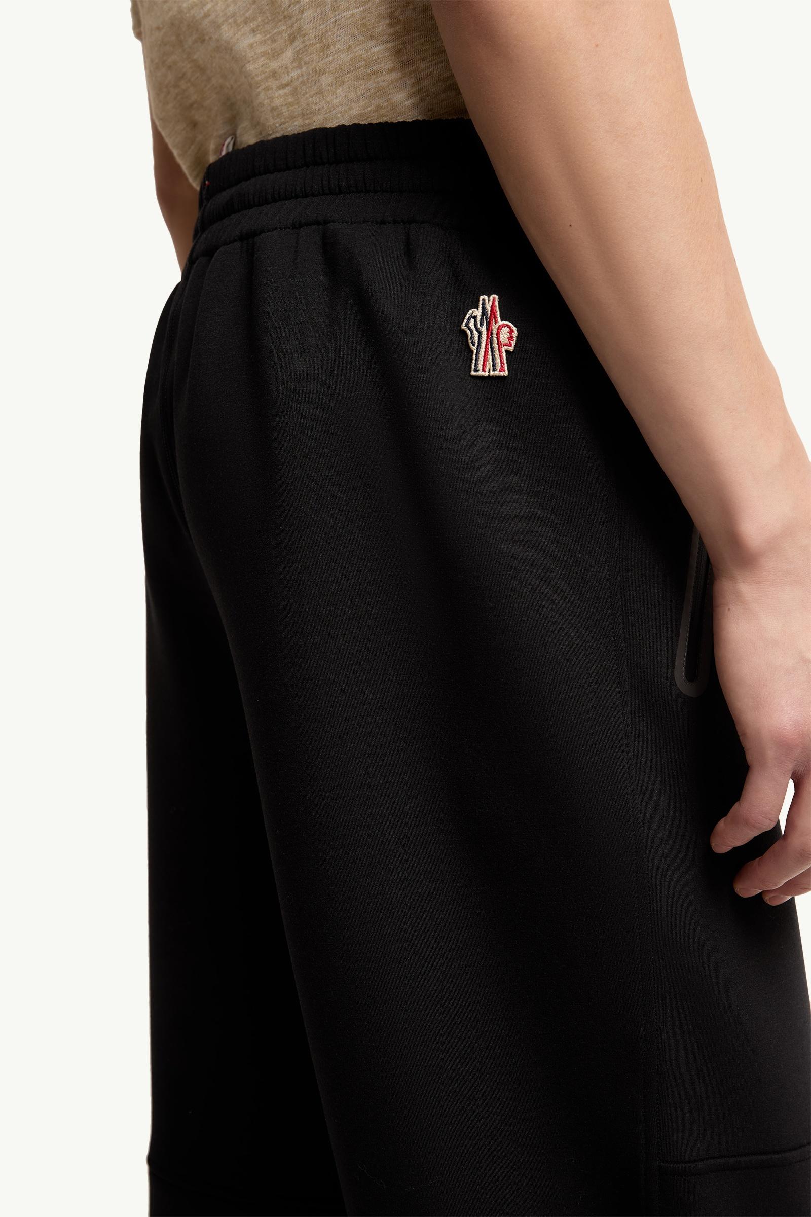 Moncler Logo Sweatpants Black Black