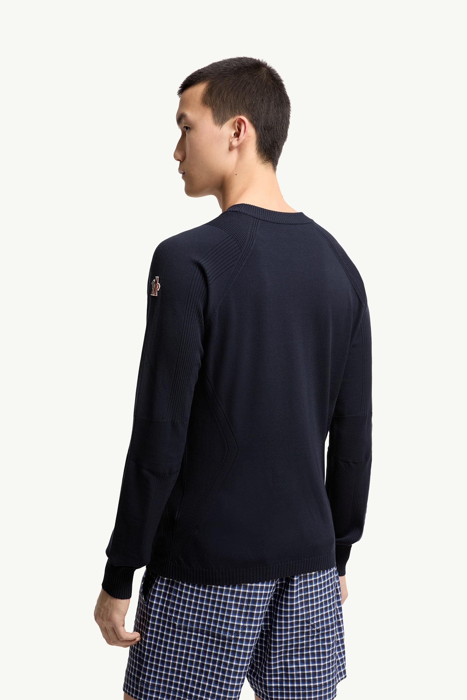 Moncler Logo Sweater Navy Blue Navy Blue