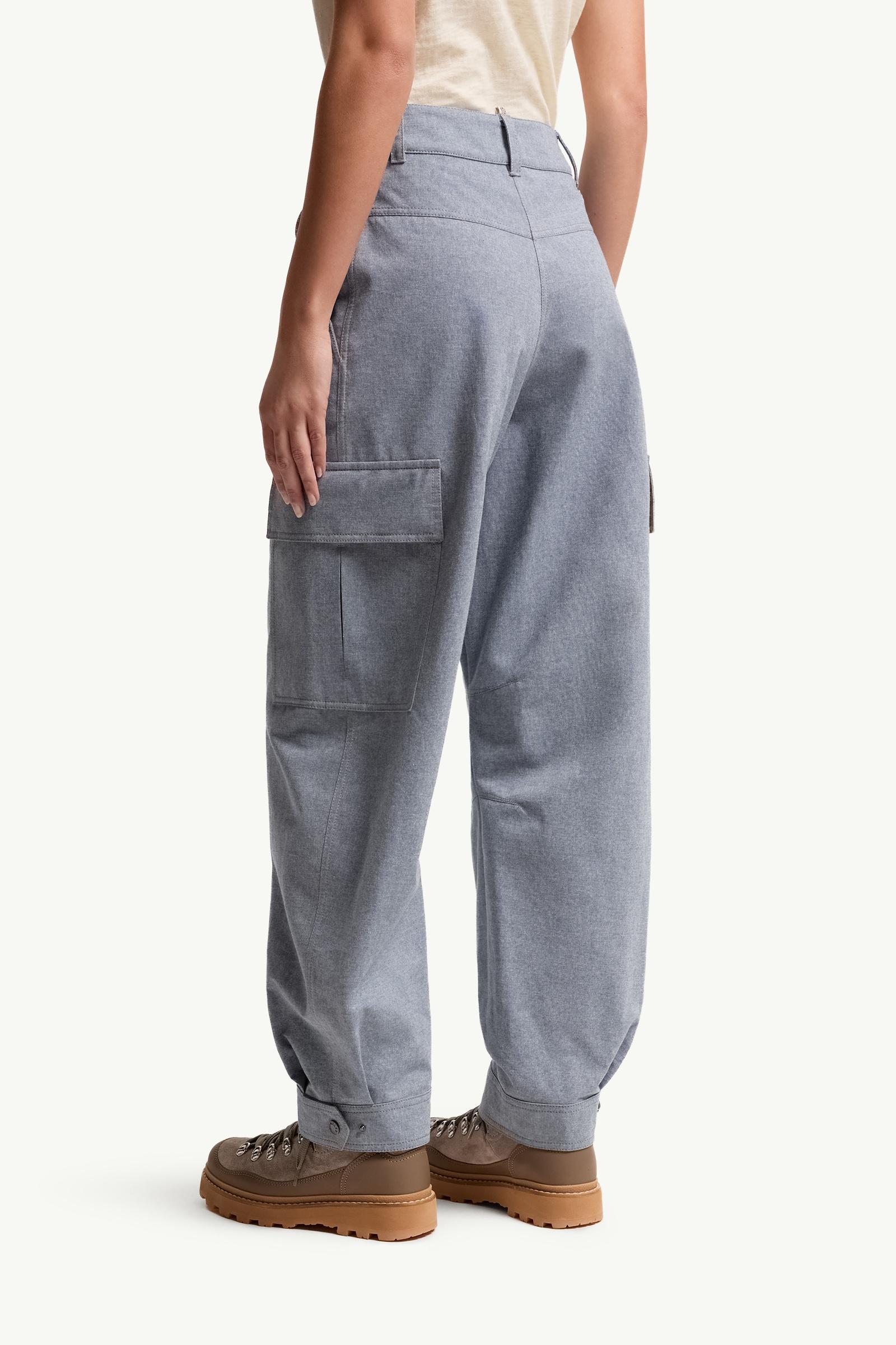 Moncler Chambray Pants Light Blue Light Blue