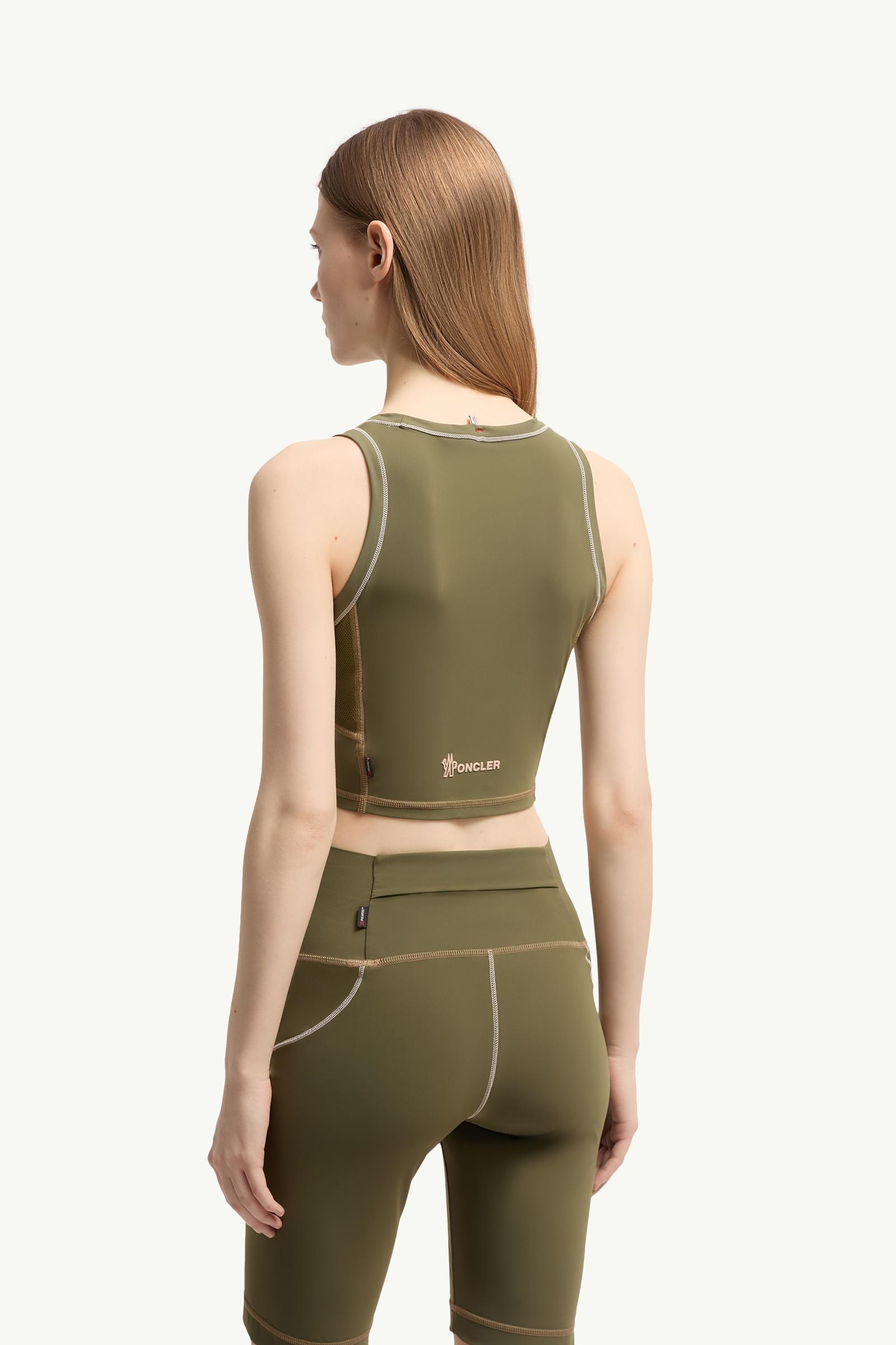 Moncler Polartec® Tank Top Olive Green Olive Green