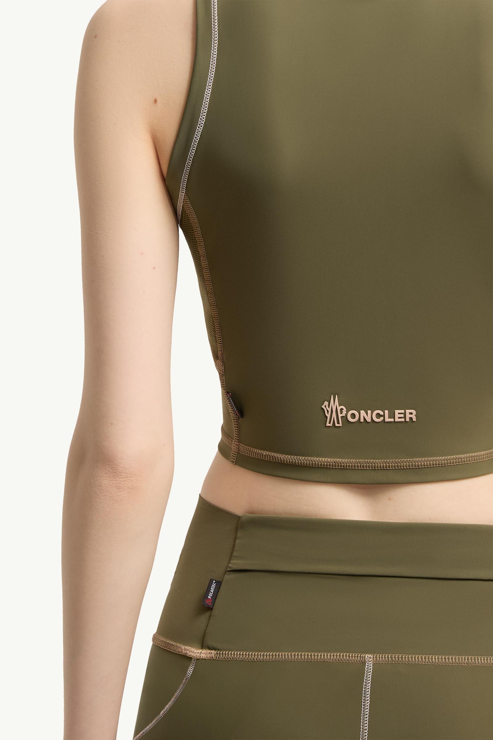 Moncler Polartec® Tank Top Olive Green Olive Green