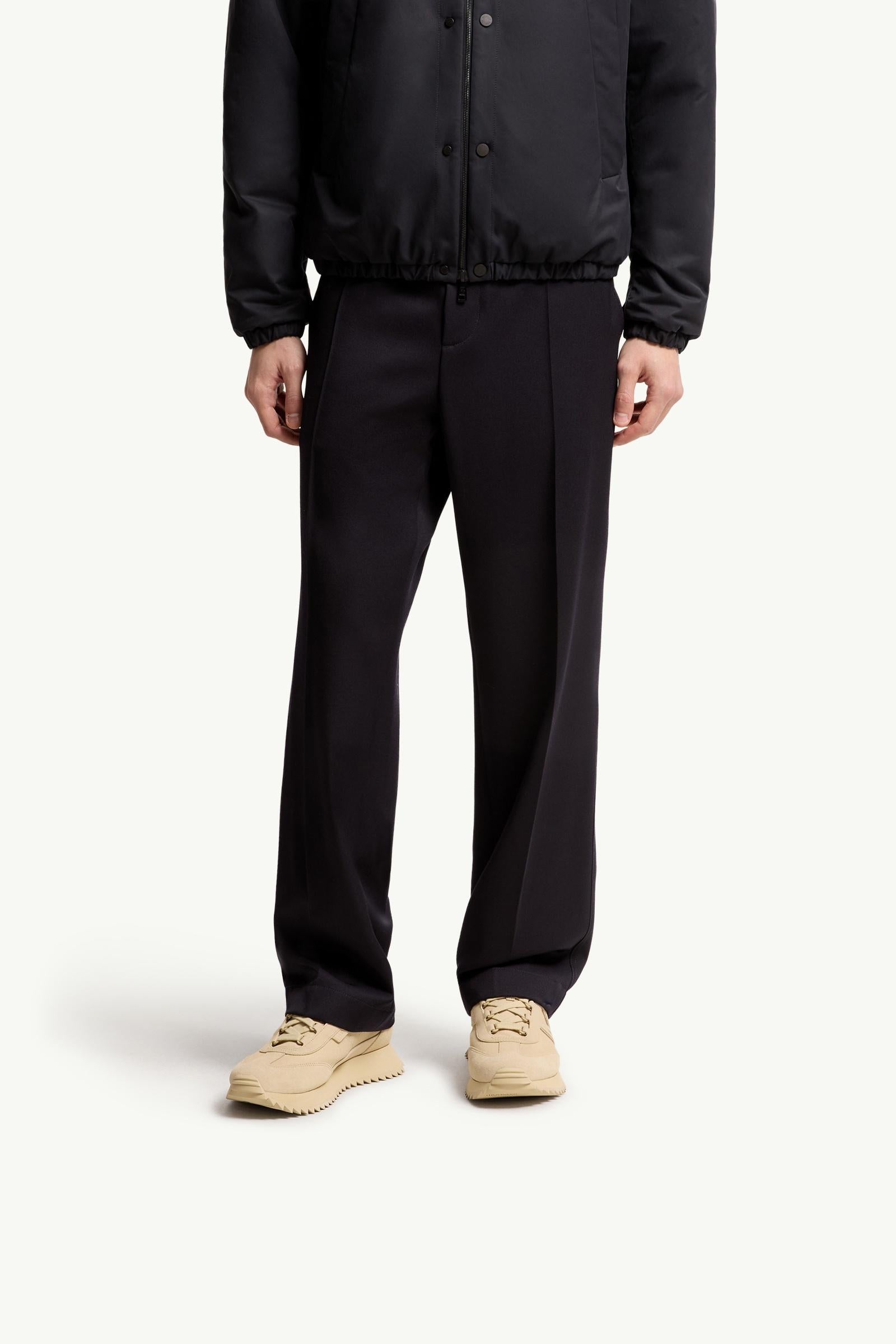 Moncler Pacey2 Suede & Nubuck Sneakers Light Beige