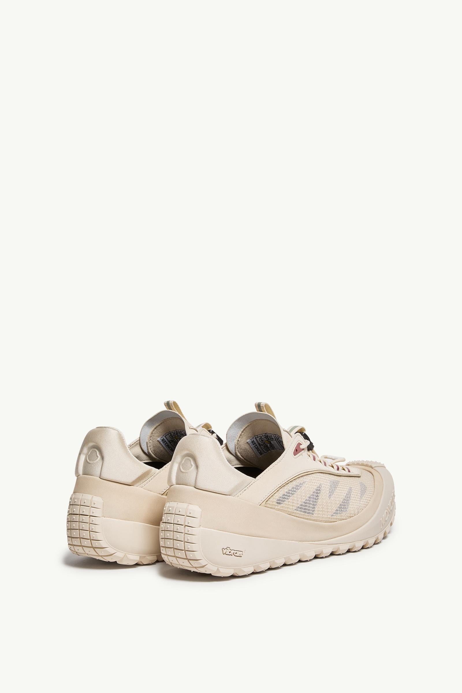 Moncler Trailgrip LP Suede & Nubuck Sneaker Light Beige