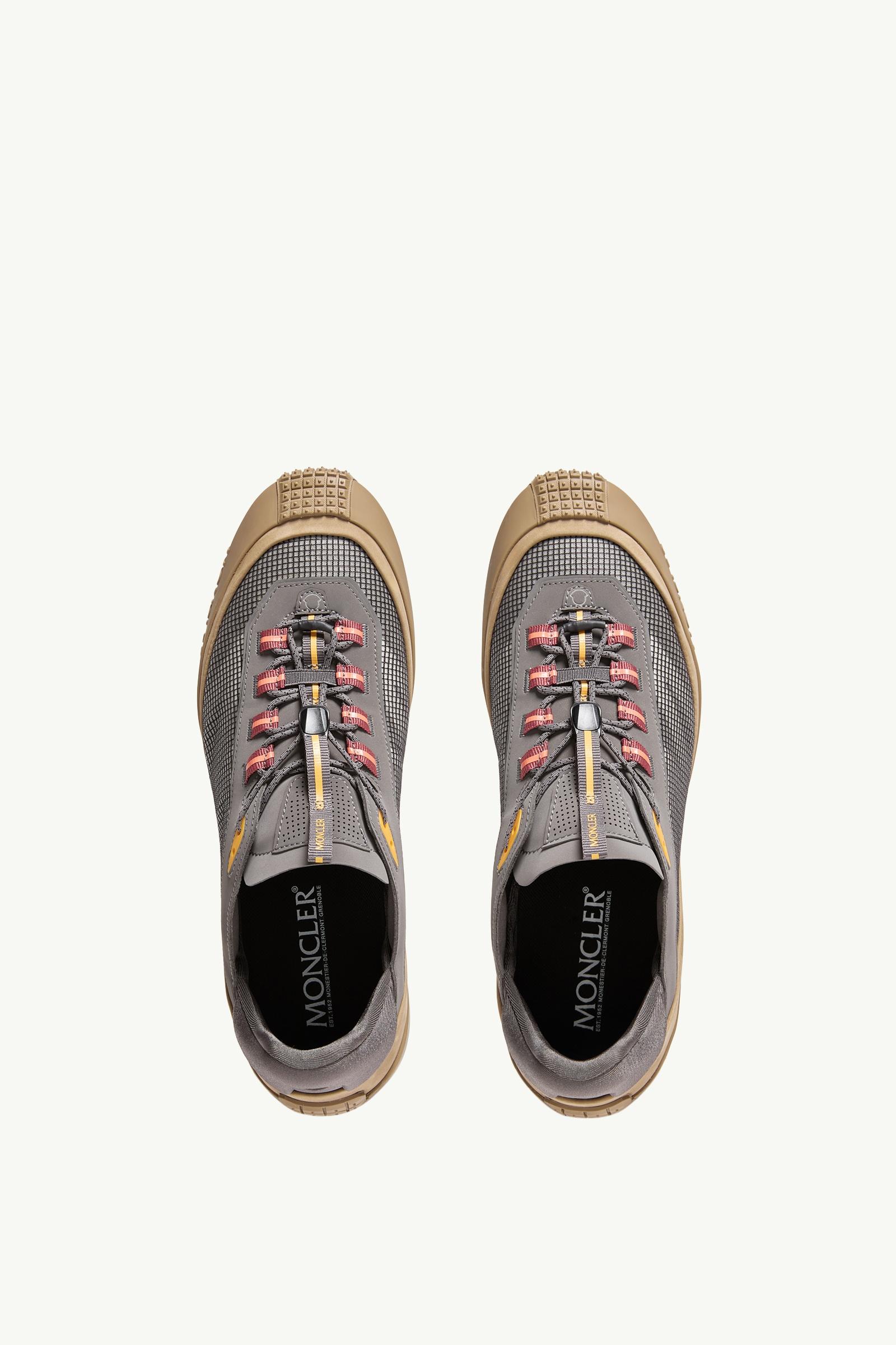 Moncler Trailgrip LP Suede & Nubuck Sneaker Grey