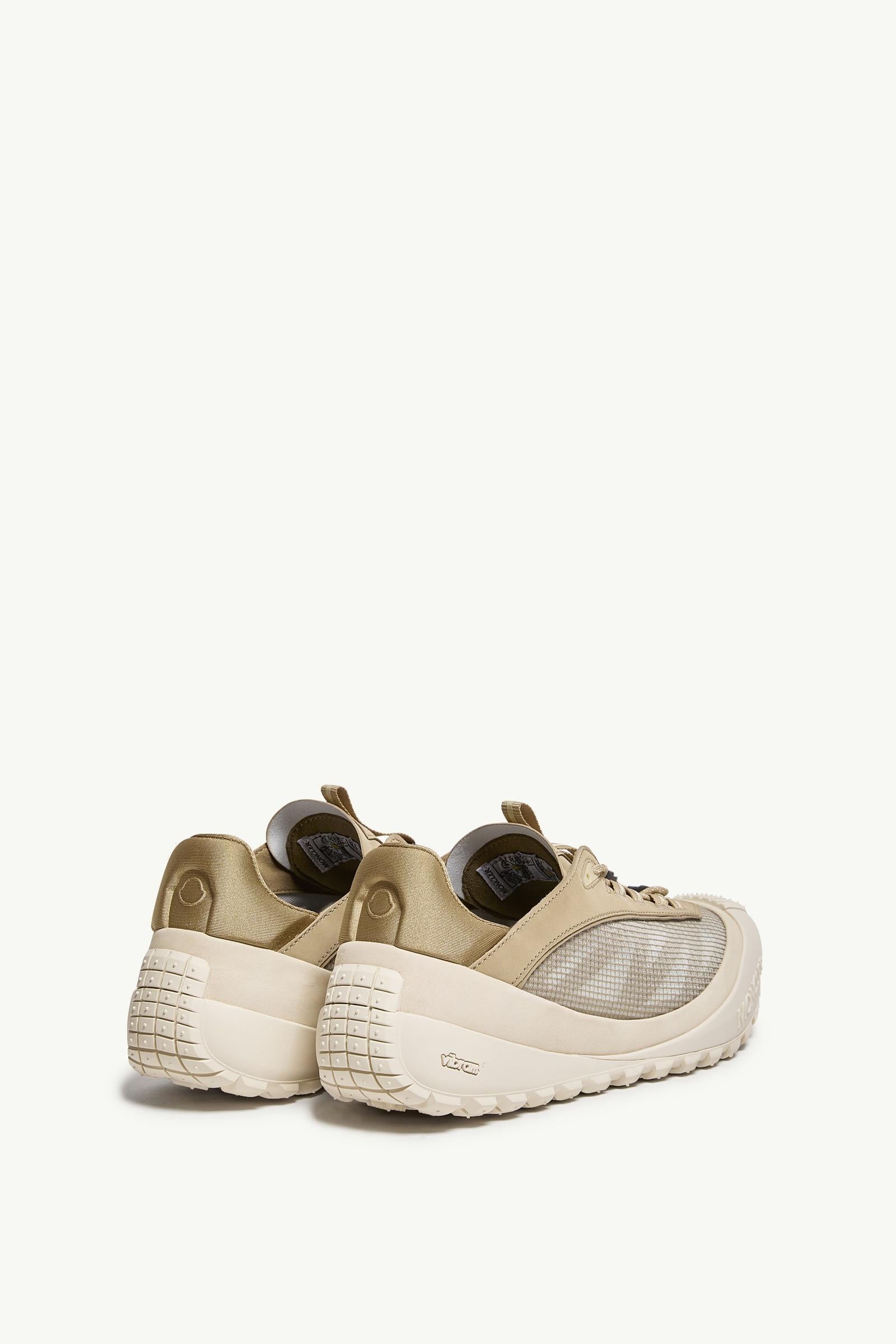 Moncler Trailgrip LP Suede & Nubuck Sneaker Beige