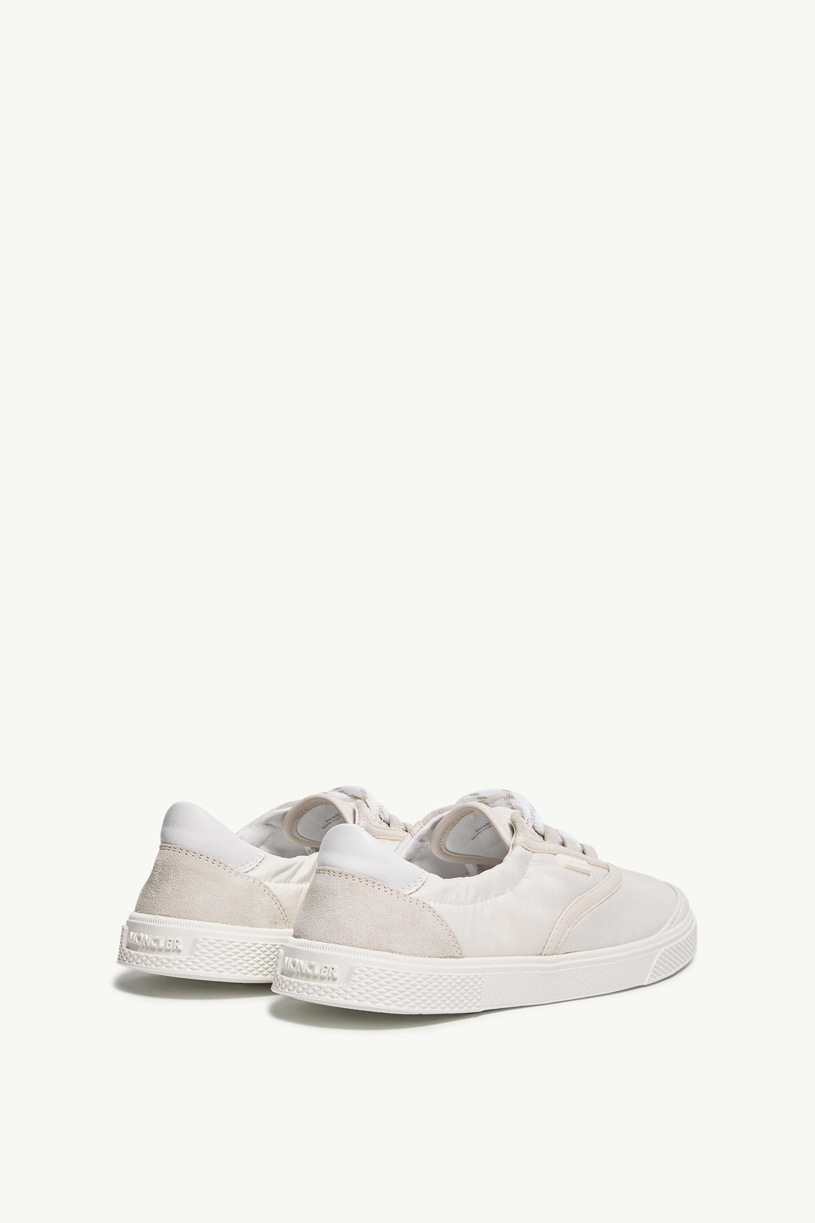 Moncler Vera Leisure Nylon Sneakers Light Beige
