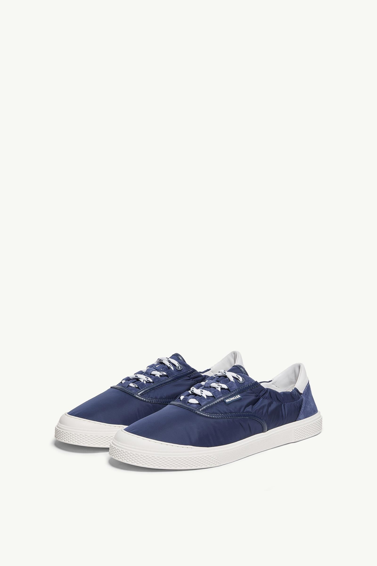 Moncler Vera Leisure Nylon Sneakers Dark Blue