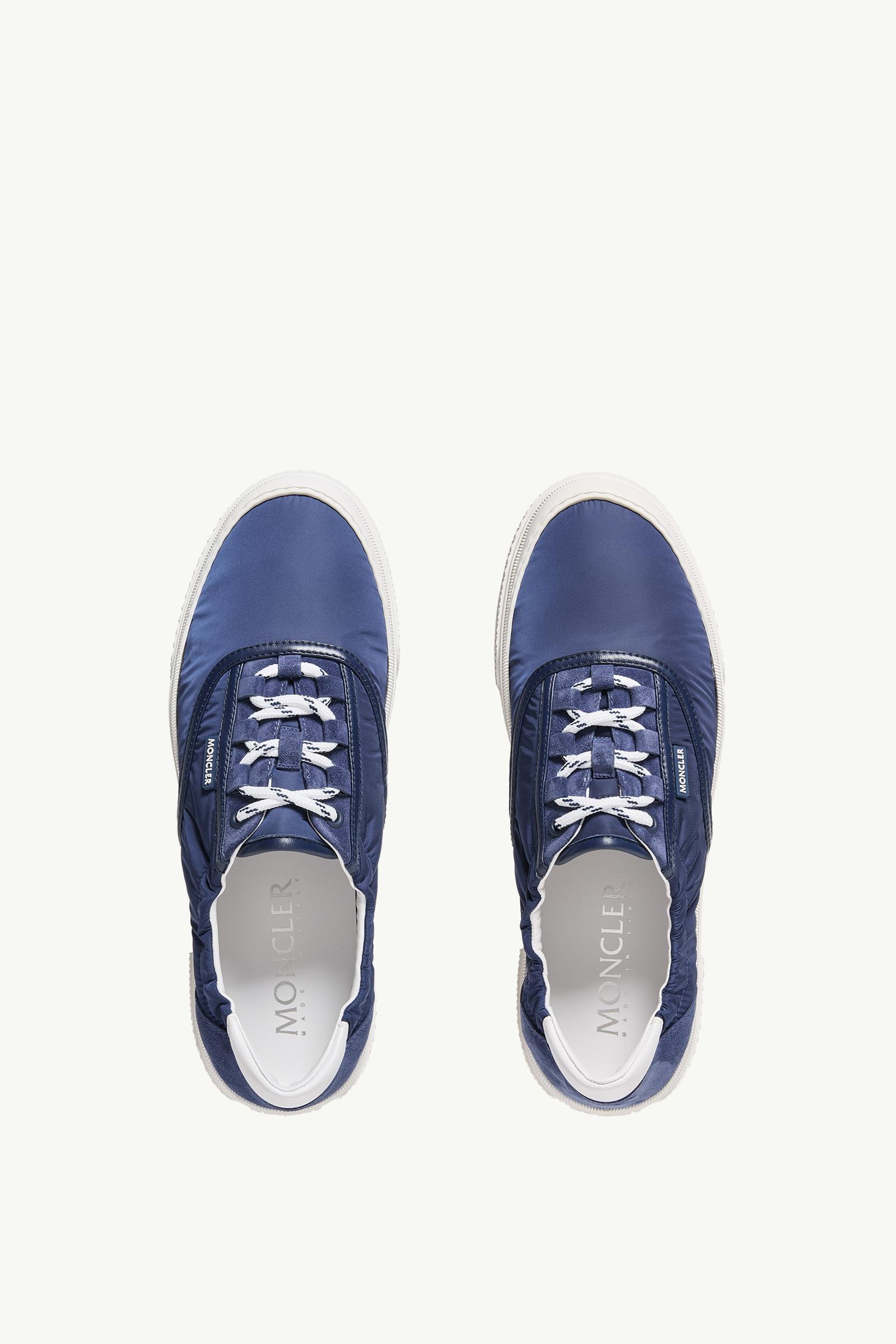 Moncler Vera Leisure Nylon Sneakers Dark Blue