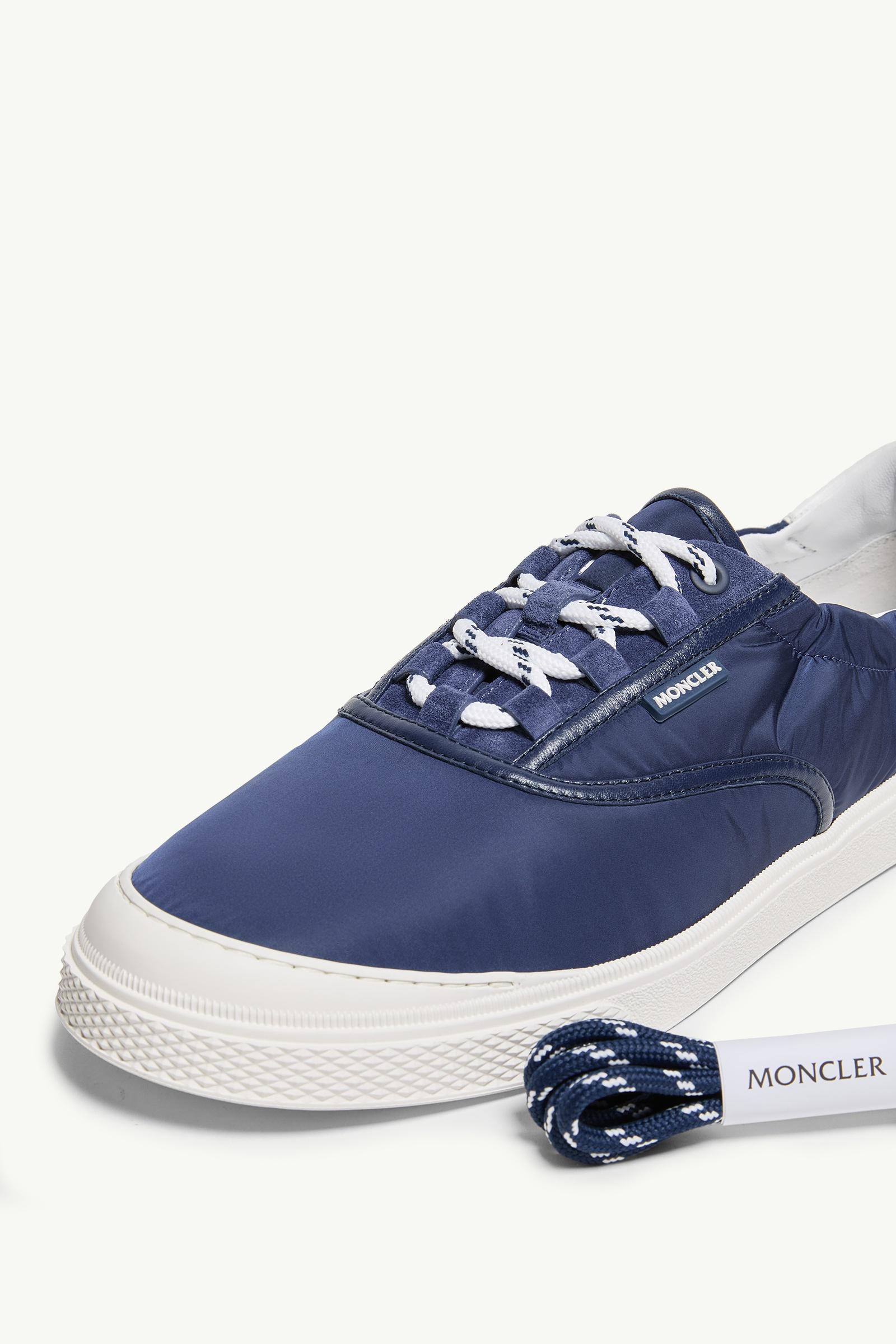 Moncler Vera Leisure Nylon Sneakers Dark Blue