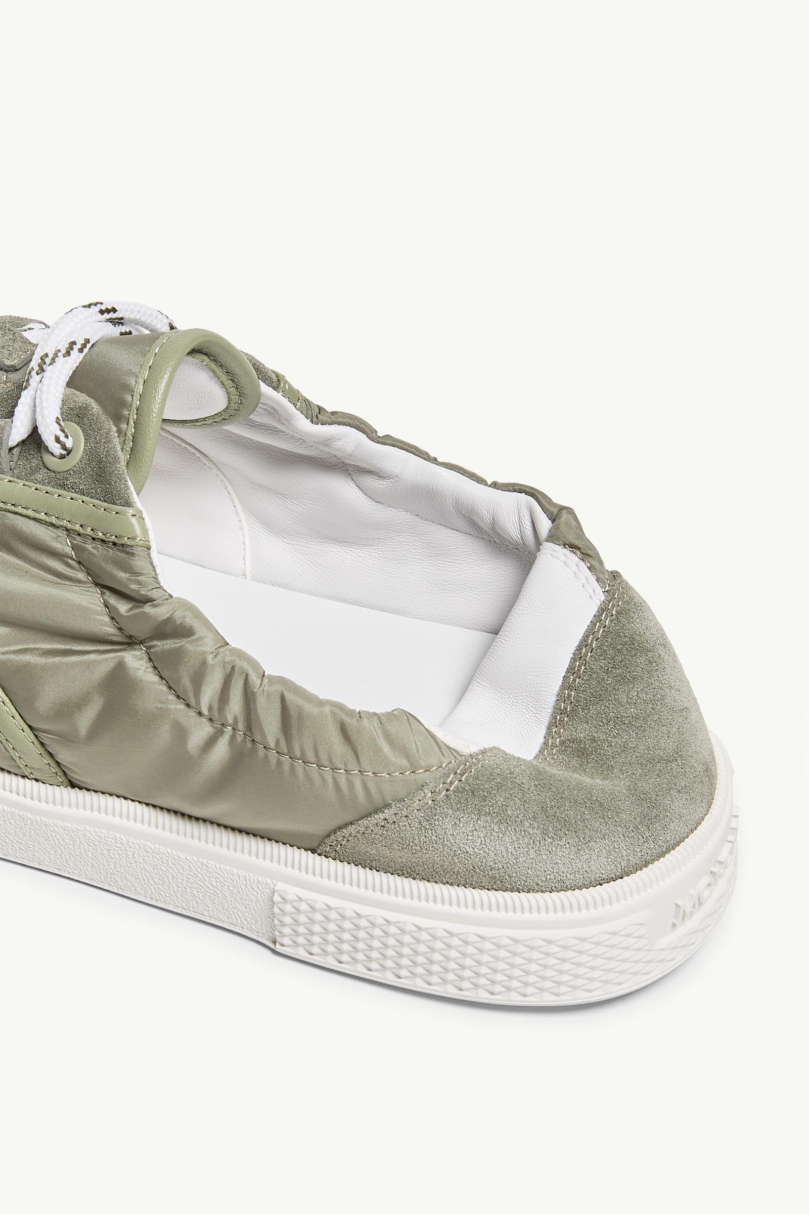 Moncler Vera Leisure Nylon Sneakers Sage Green