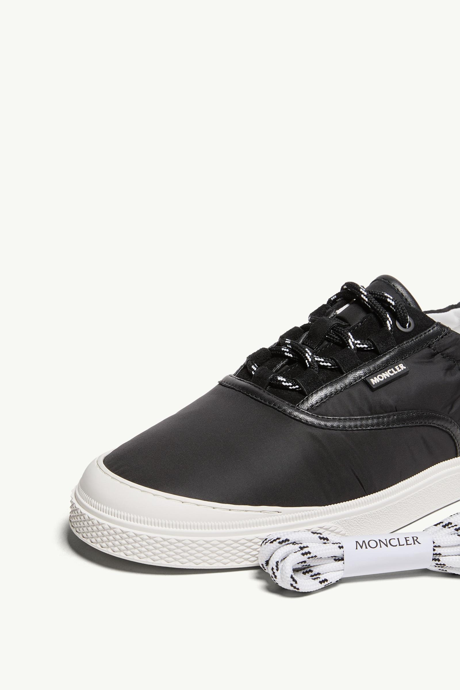 Moncler Vera Leisure Nylon Sneakers Black