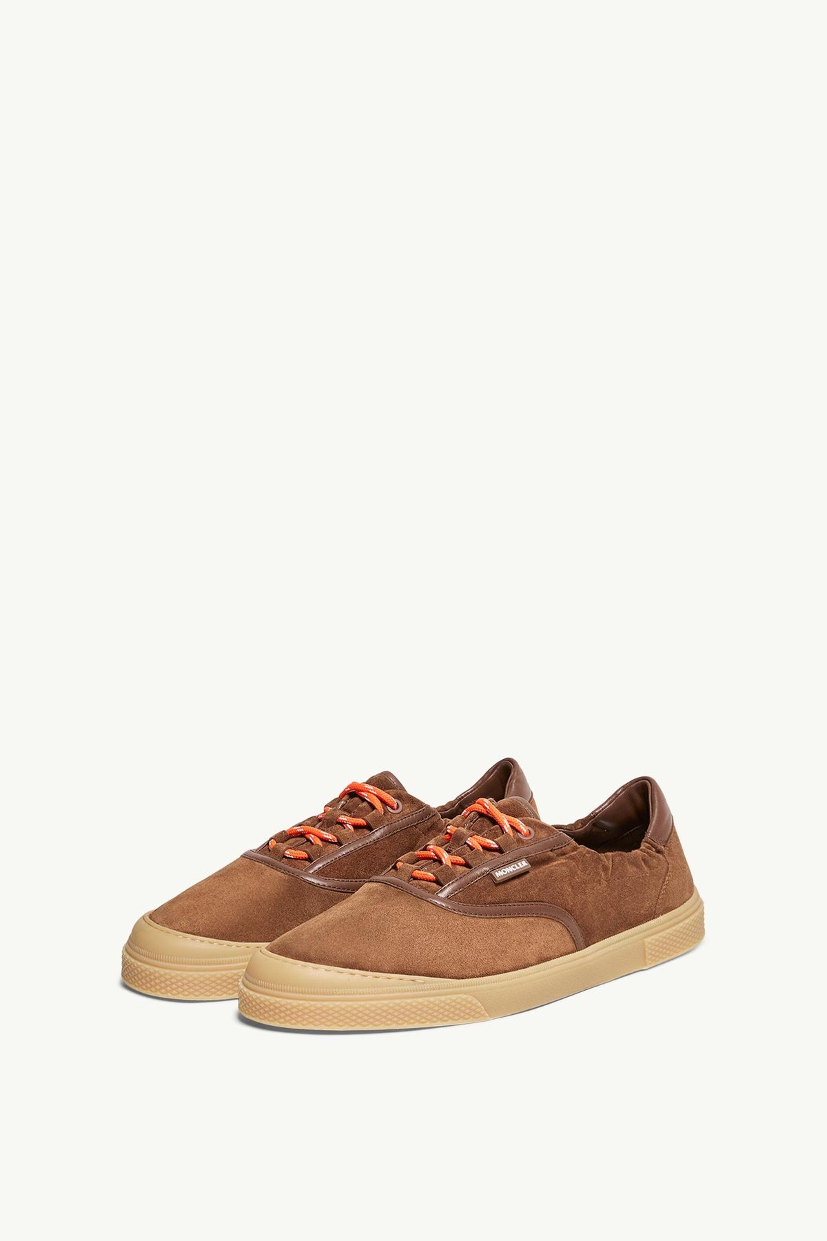 Moncler Vera Leisure Suede Sneakers Brown