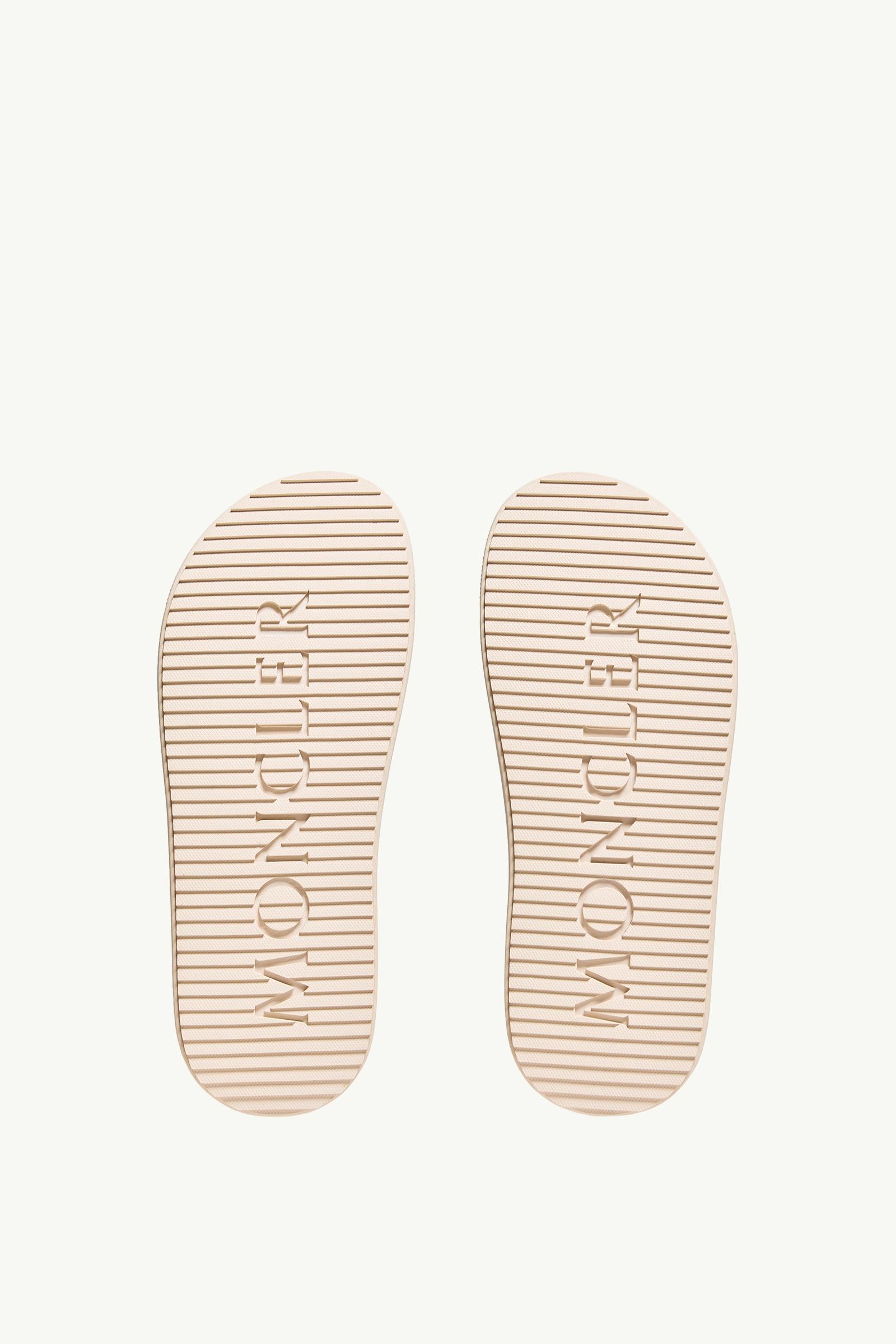 Moncler Moncler Altive Slides White Ivory