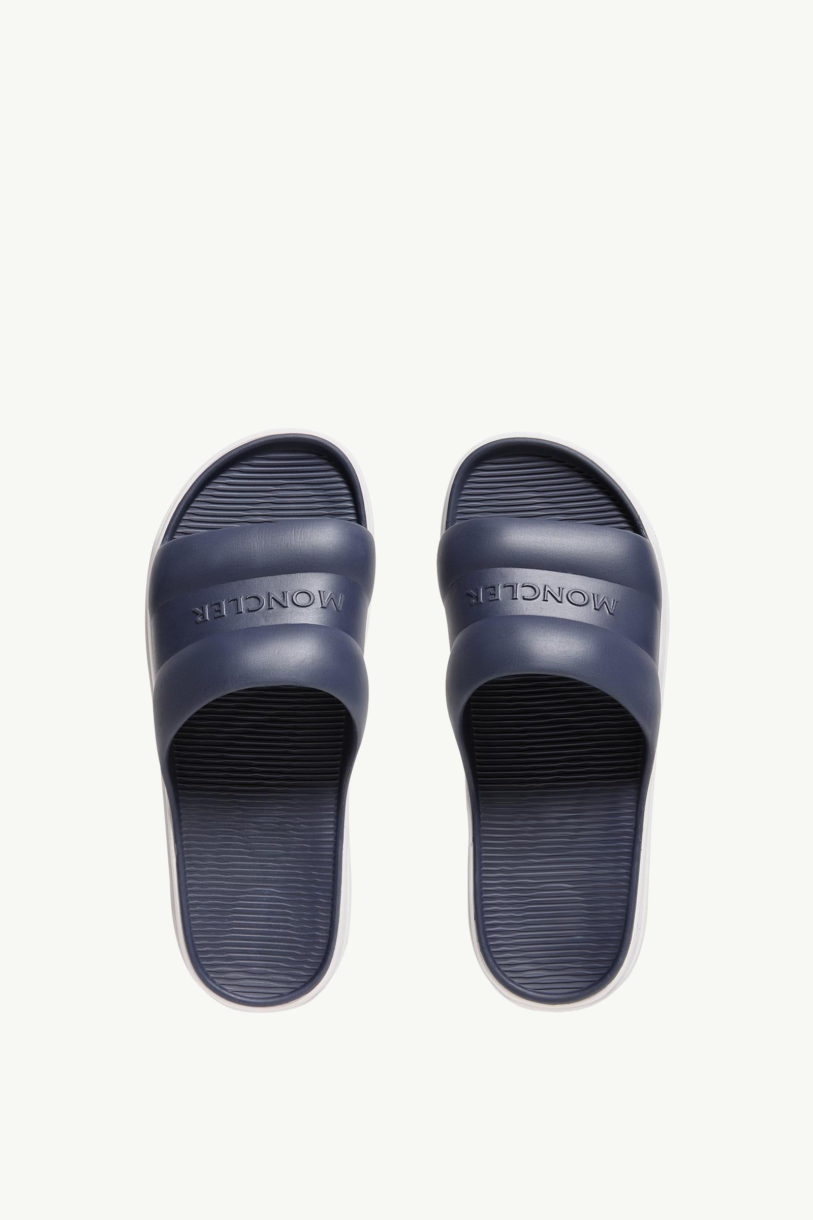 Moncler Moncler Altive Slides Navy Blue