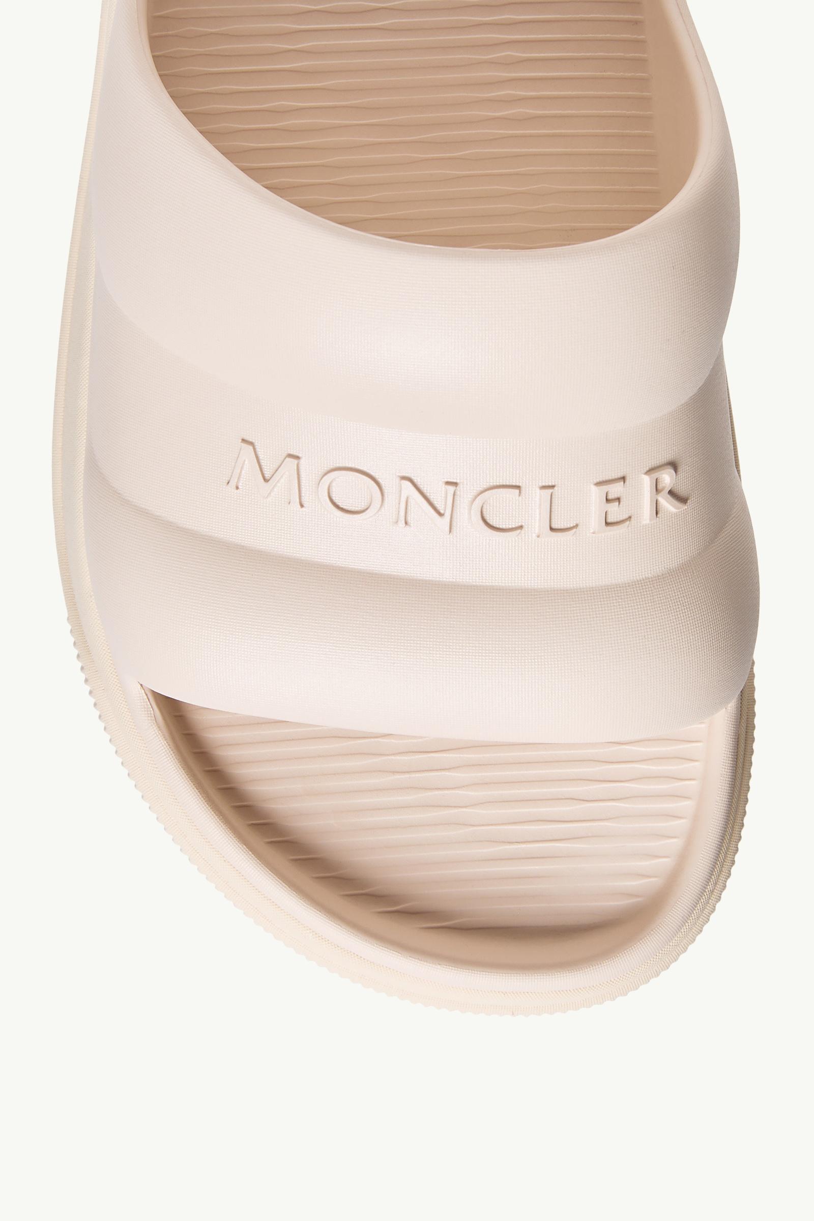 Moncler Moncler Altive Slides White Ivory