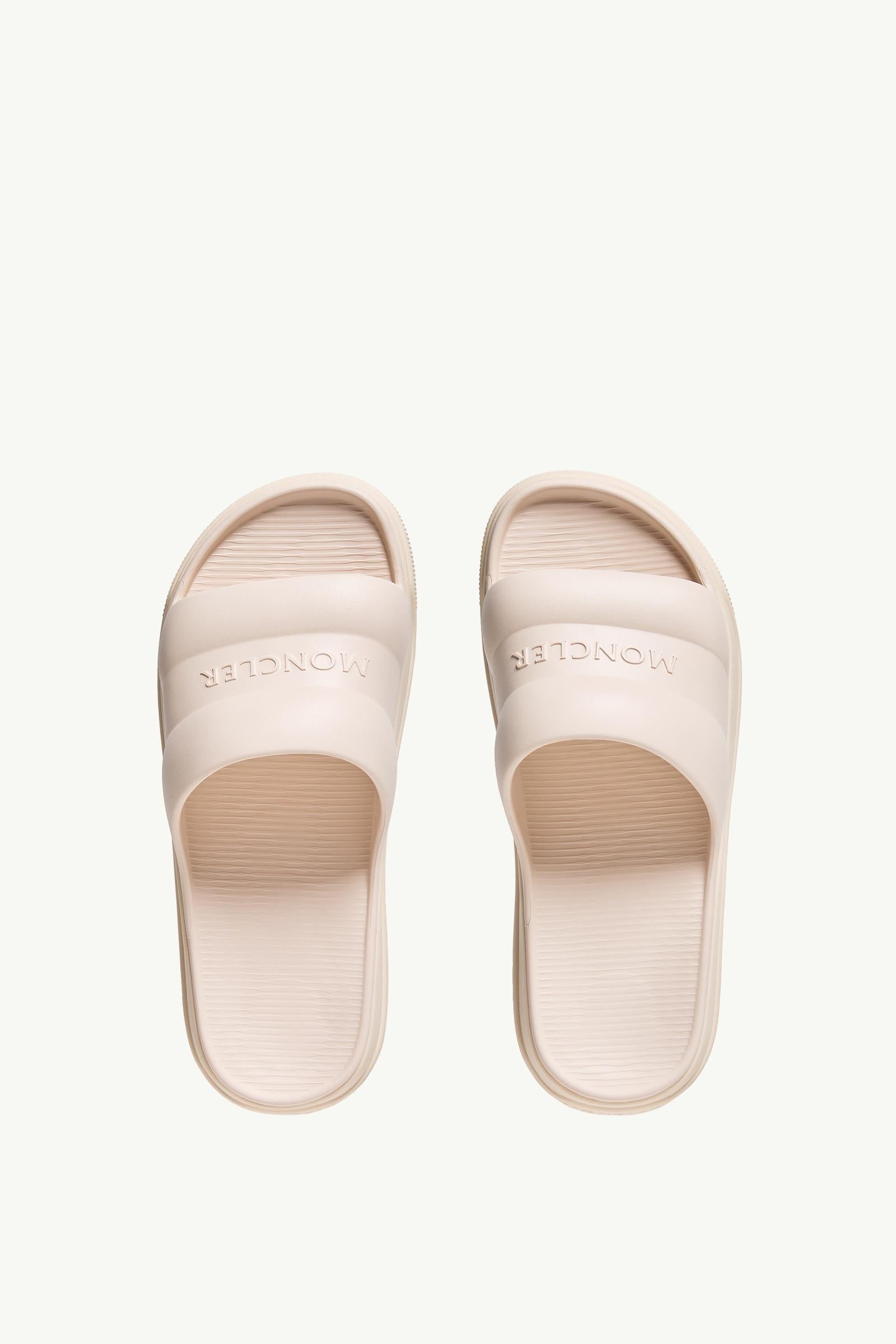 Moncler Moncler Altive Slides White Ivory