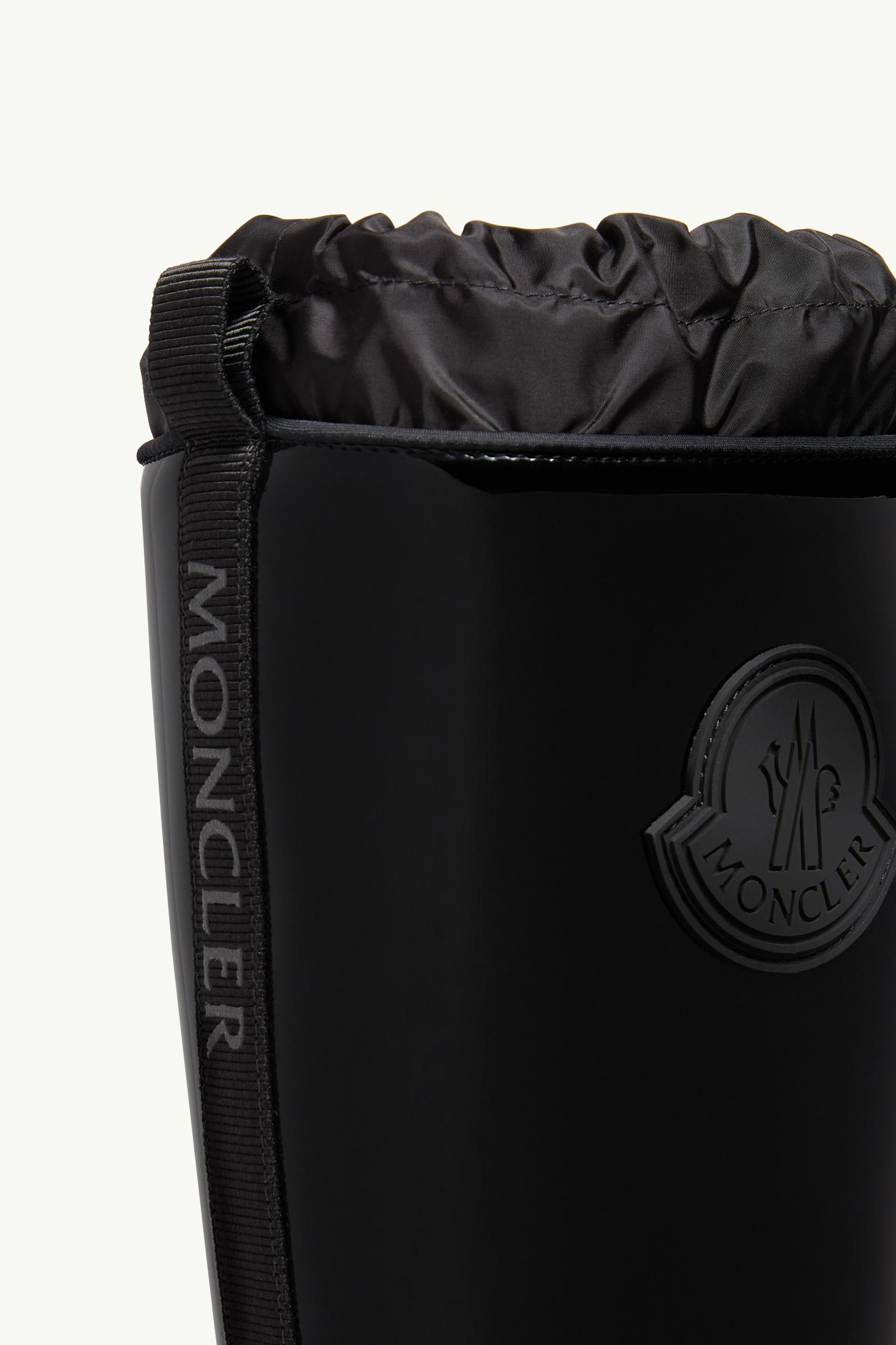 Moncler Kickstream High Rain Boots Black
